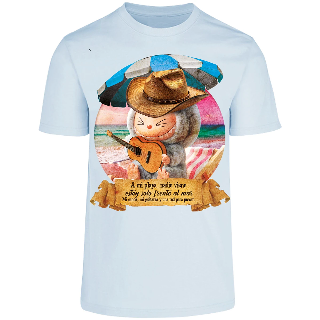 Playera Labubu Labubus Norteos Mi Playa para Adulto 3