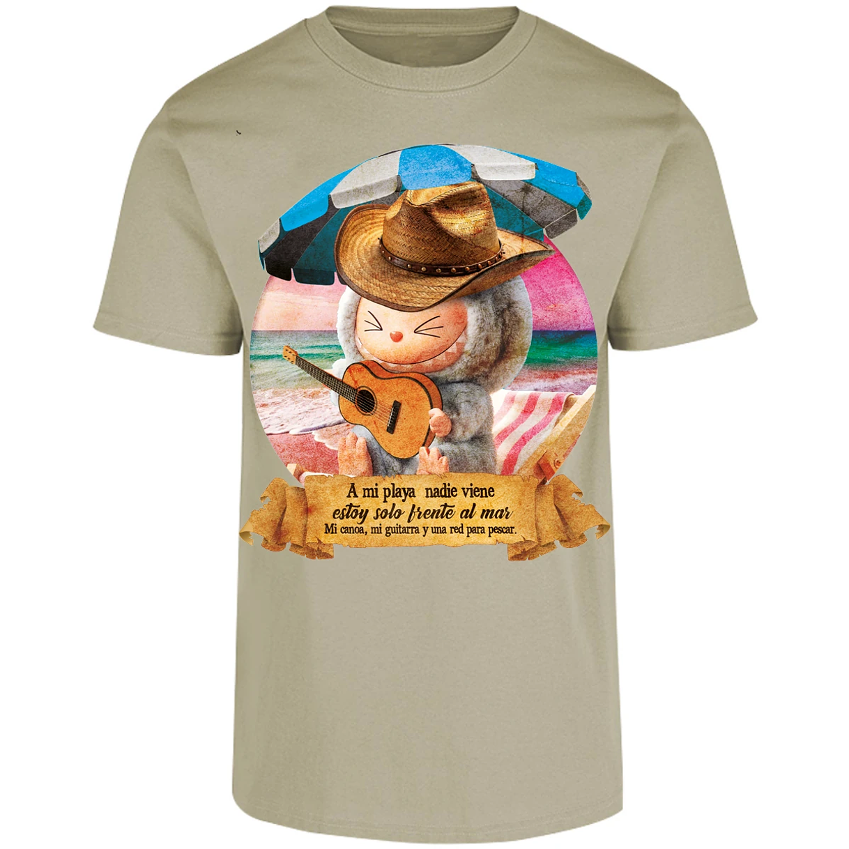 Playera Labubu Labubus Norteos Mi Playa para Adulto 4