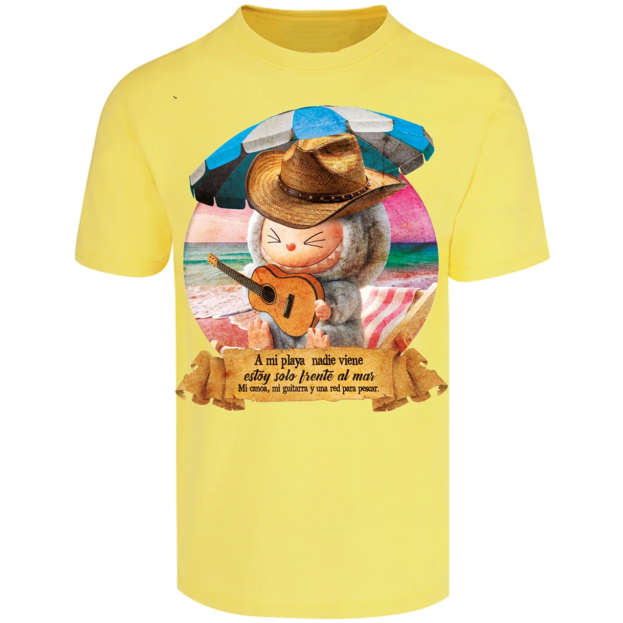 Playera Labubu Labubus Norteos Mi Playa para Adulto 16