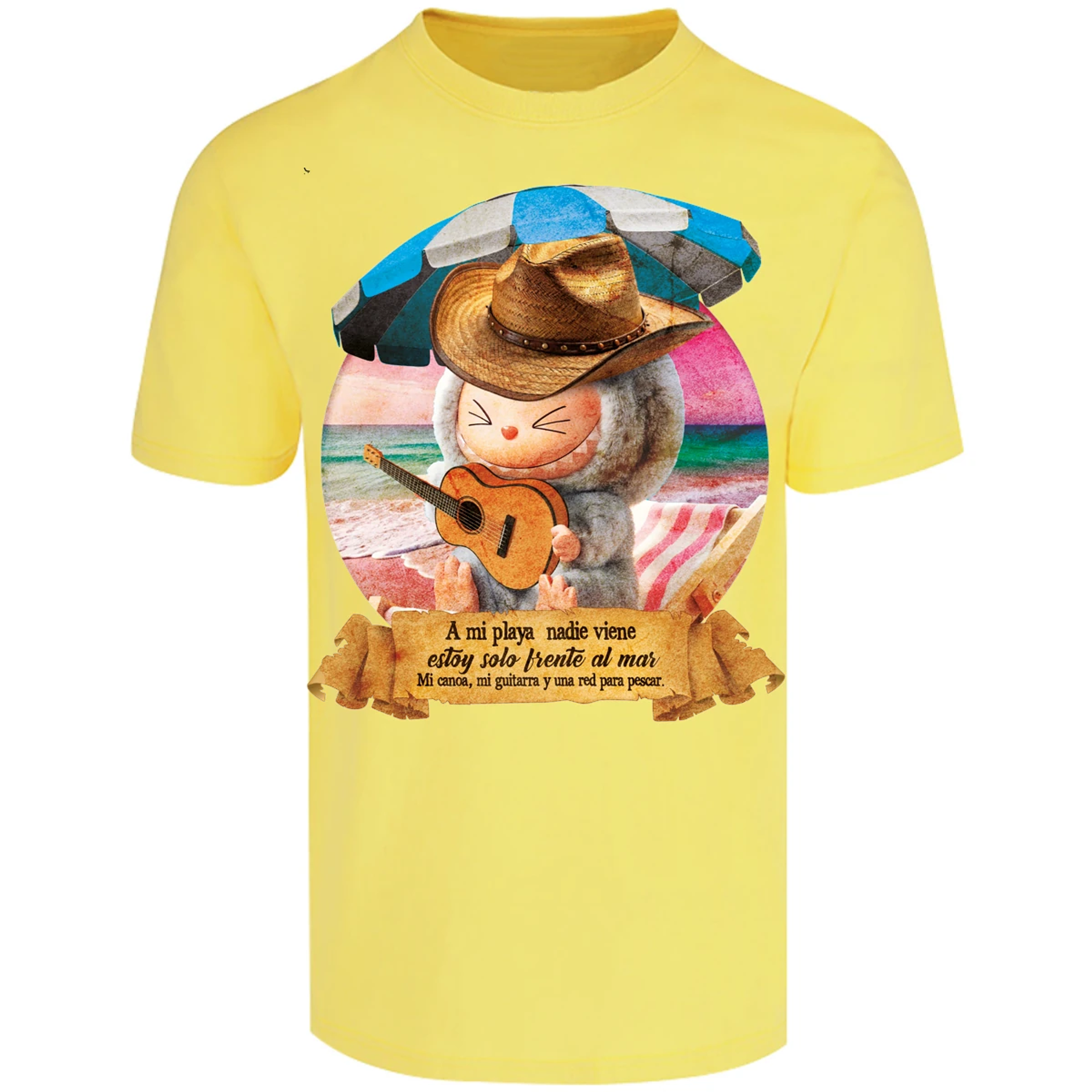 Playera Labubu Labubus Norteos Mi Playa para Adulto 16