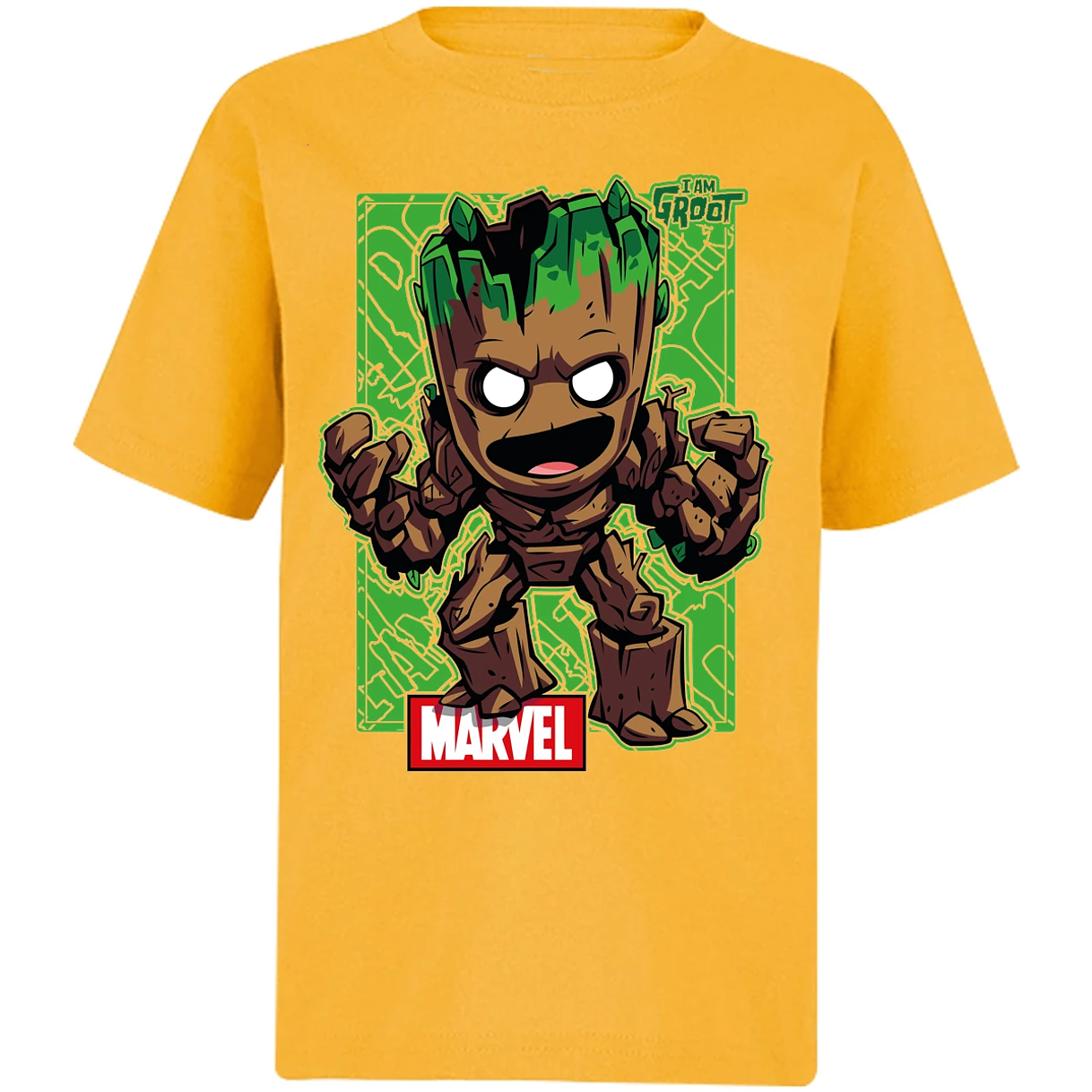 Playera Marvel Groot para Niño 8