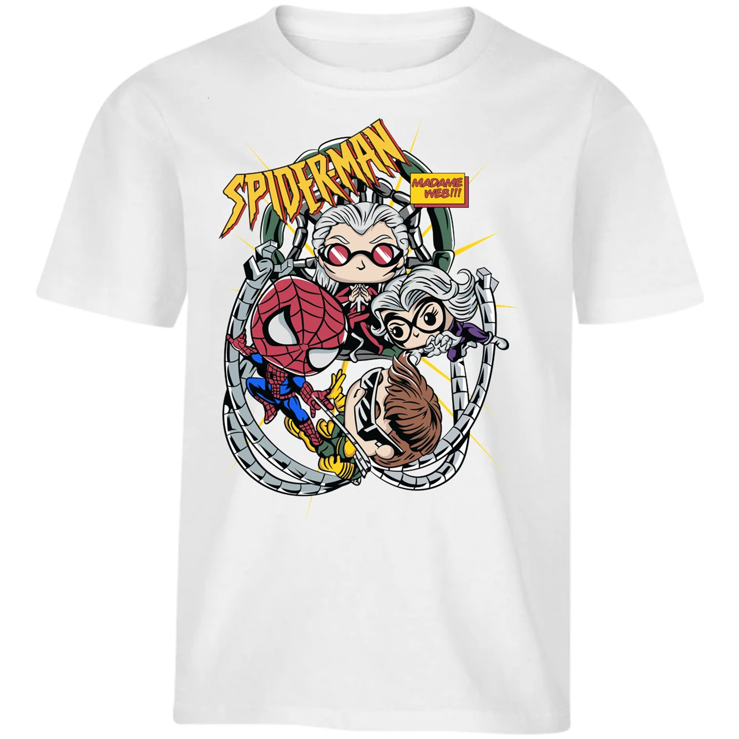 Playera Marvel Spiderman Madame Web para Niño 7