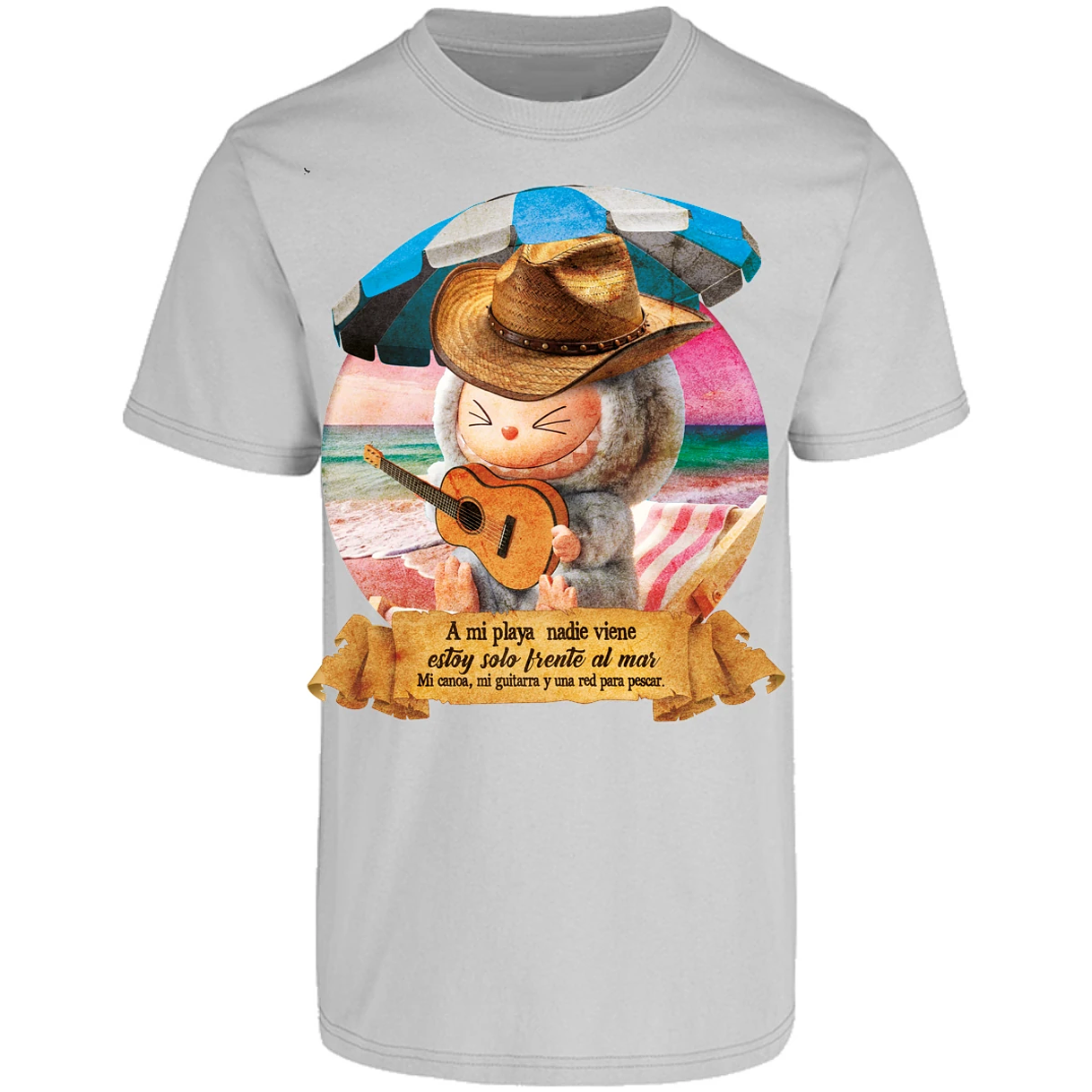 Playera Labubu Labubus Norteos Mi Playa para Adulto 5