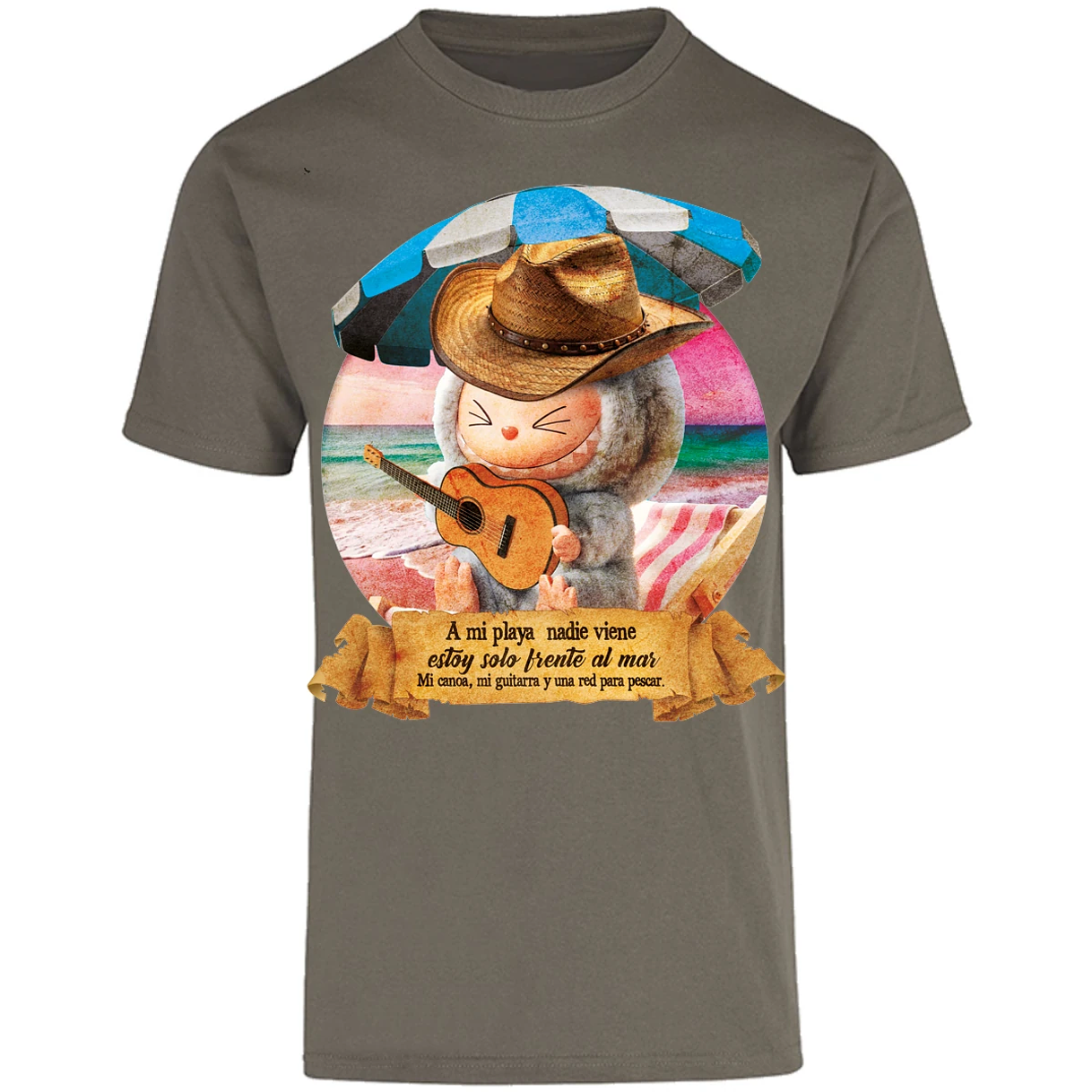 Playera Labubu Labubus Norteos Mi Playa para Adulto 6