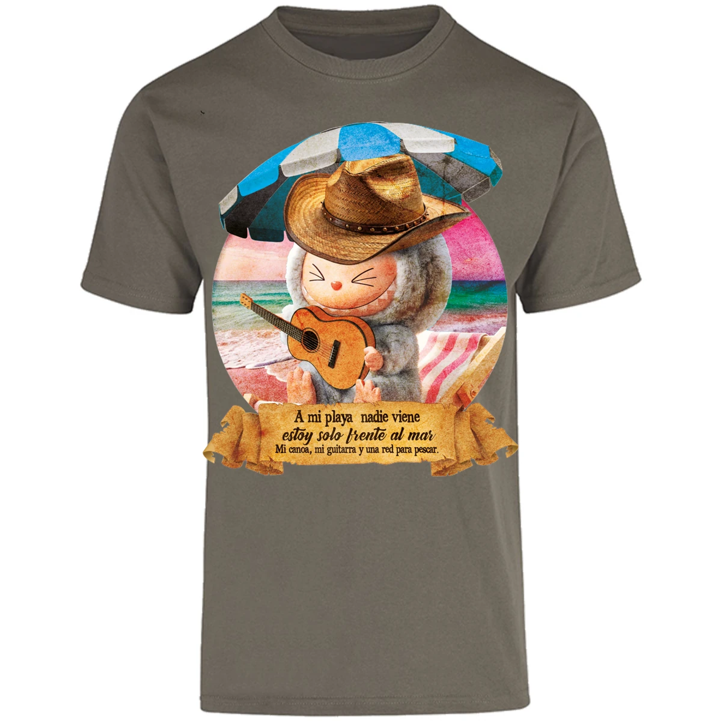 Playera Labubu Labubus Norteos Mi Playa para Adulto 6