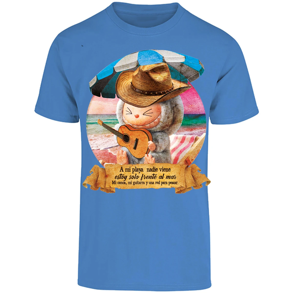 Playera Labubu Labubus Norteos Mi Playa para Adulto 7