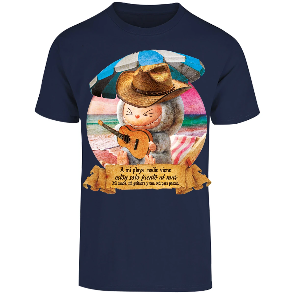 Playera Labubu Labubus Norteos Mi Playa para Adulto 8