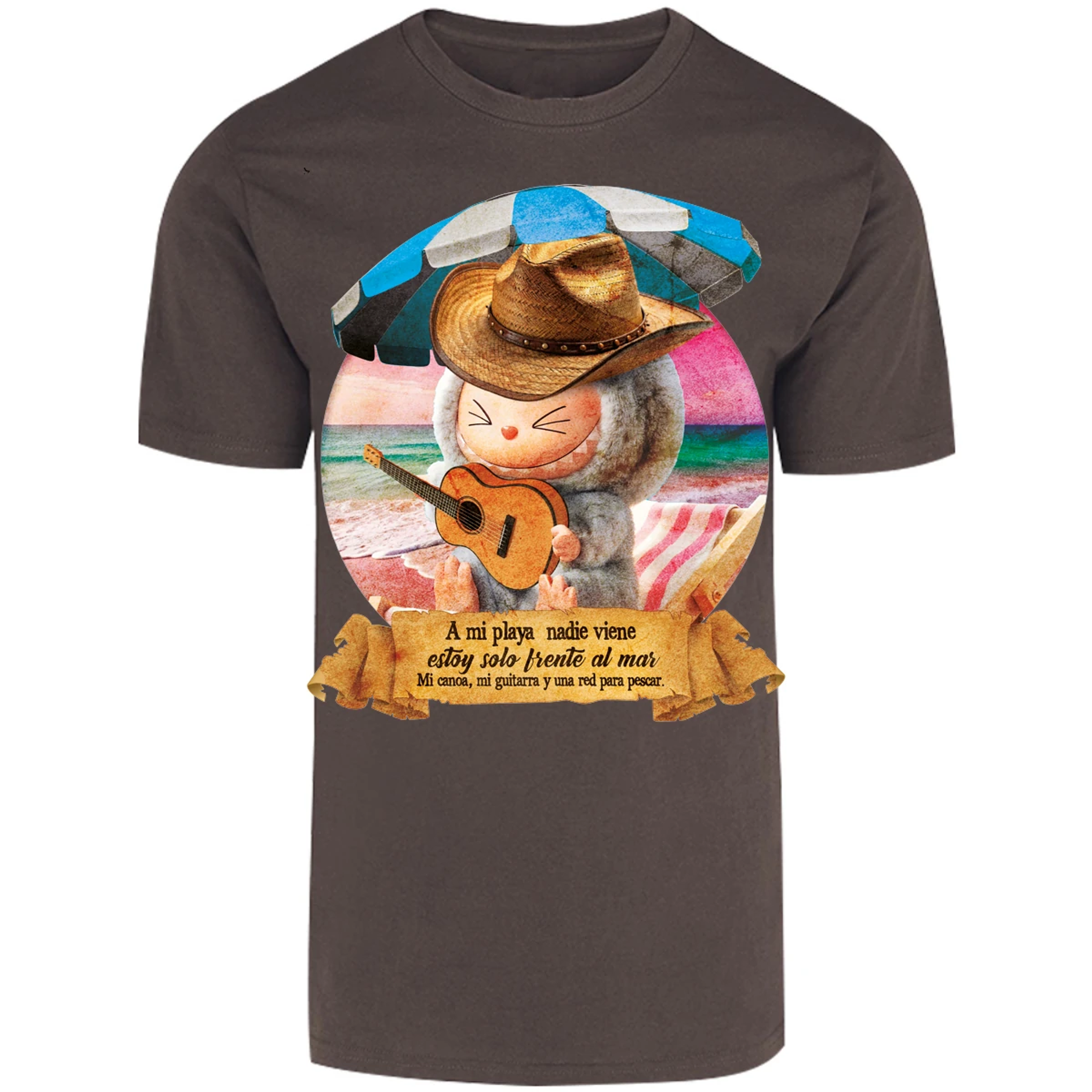 Playera Labubu Labubus Norteos Mi Playa para Adulto 15