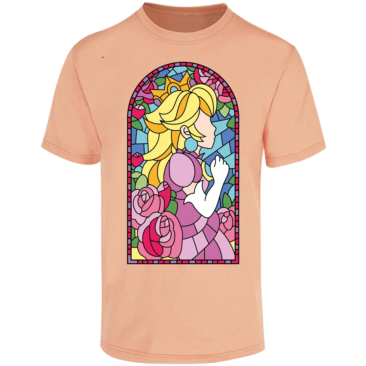 Playera Metroid Vitral Peach para Adulto 23
