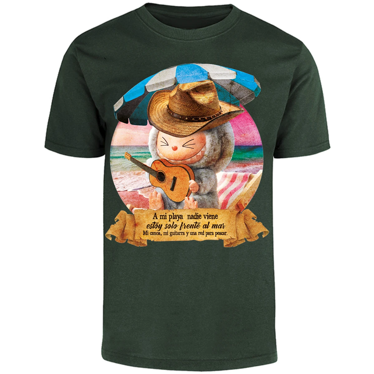 Playera Labubu Labubus Norteos Mi Playa para Adulto 12