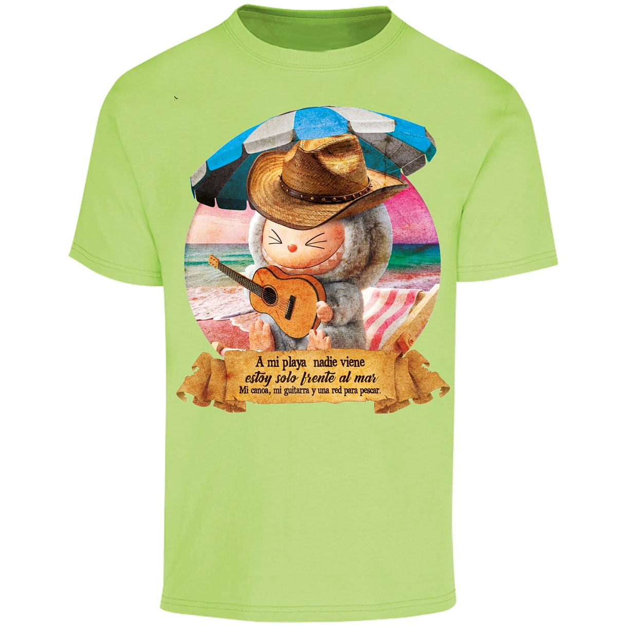 Playera Labubu Labubus Norteos Mi Playa para Adulto 13