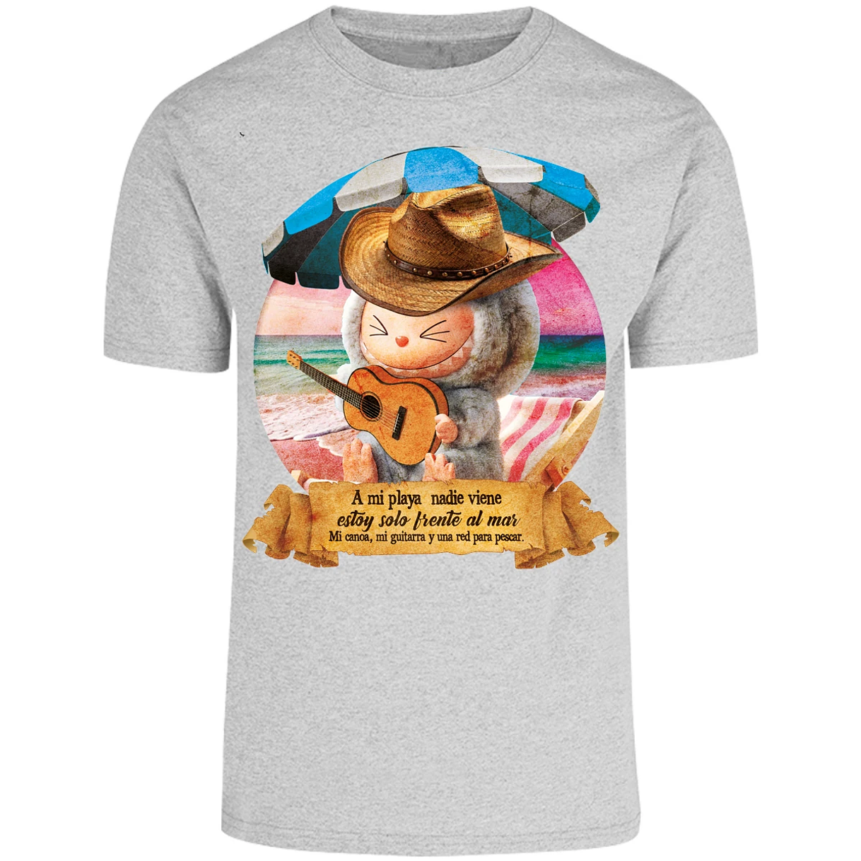 Playera Labubu Labubus Norteos Mi Playa para Adulto 14