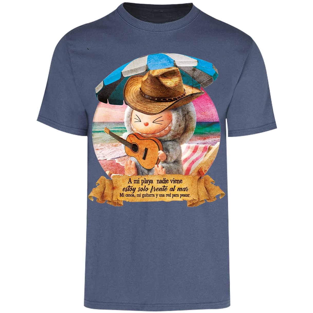 Playera Labubu Labubus Norteos Mi Playa para Adulto 17