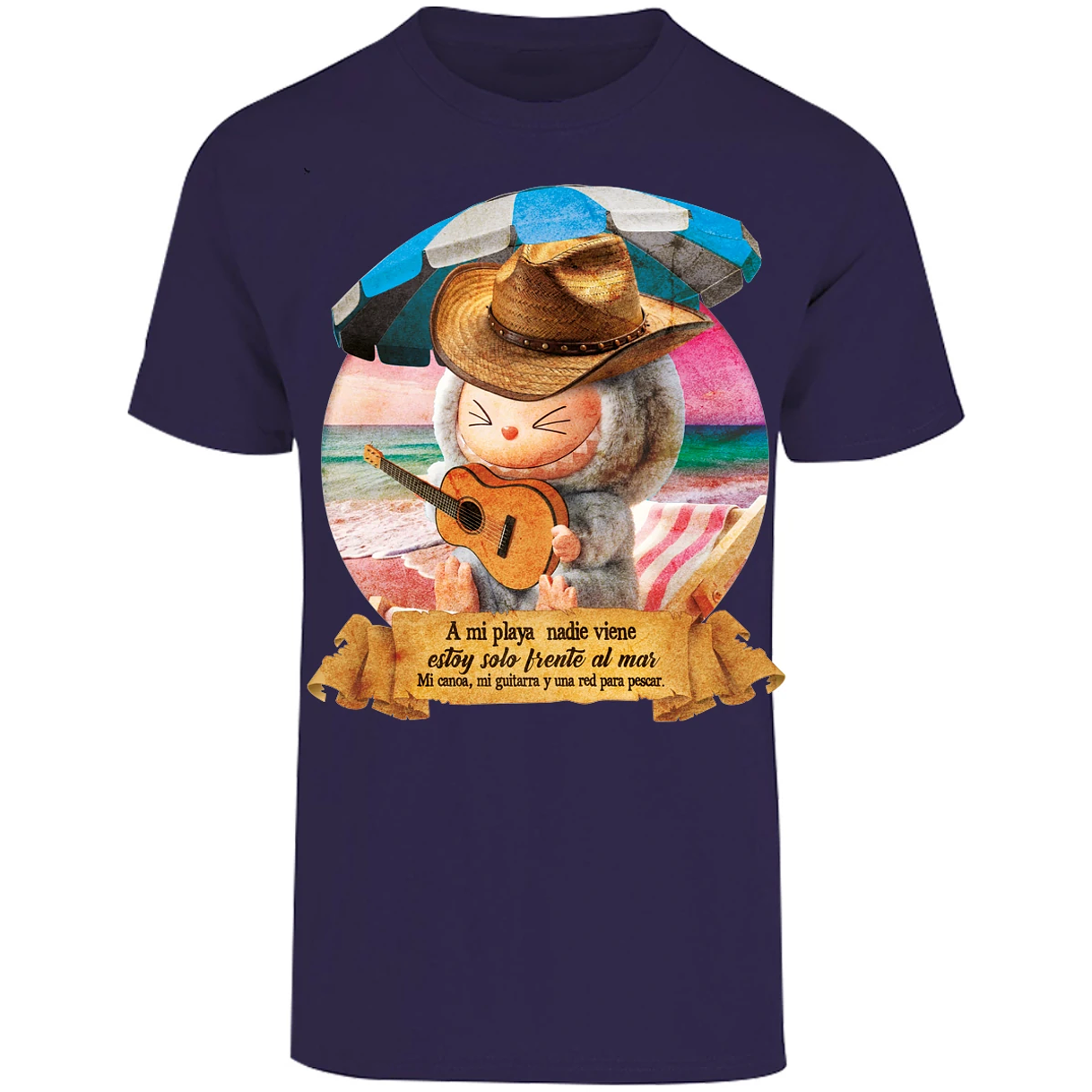 Playera Labubu Labubus Norteos Mi Playa para Adulto 24