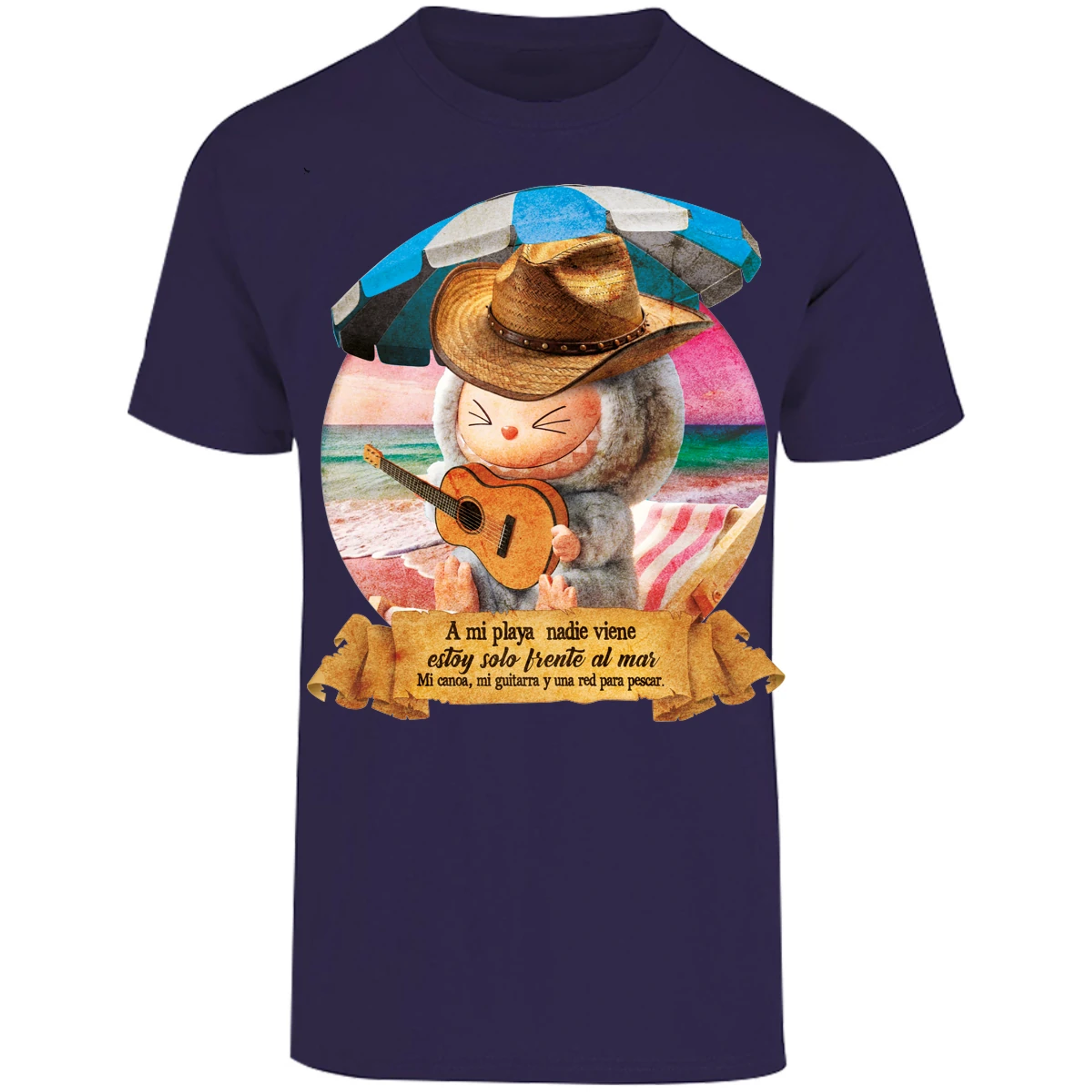 Playera Labubu Labubus Norteos Mi Playa para Adulto 24