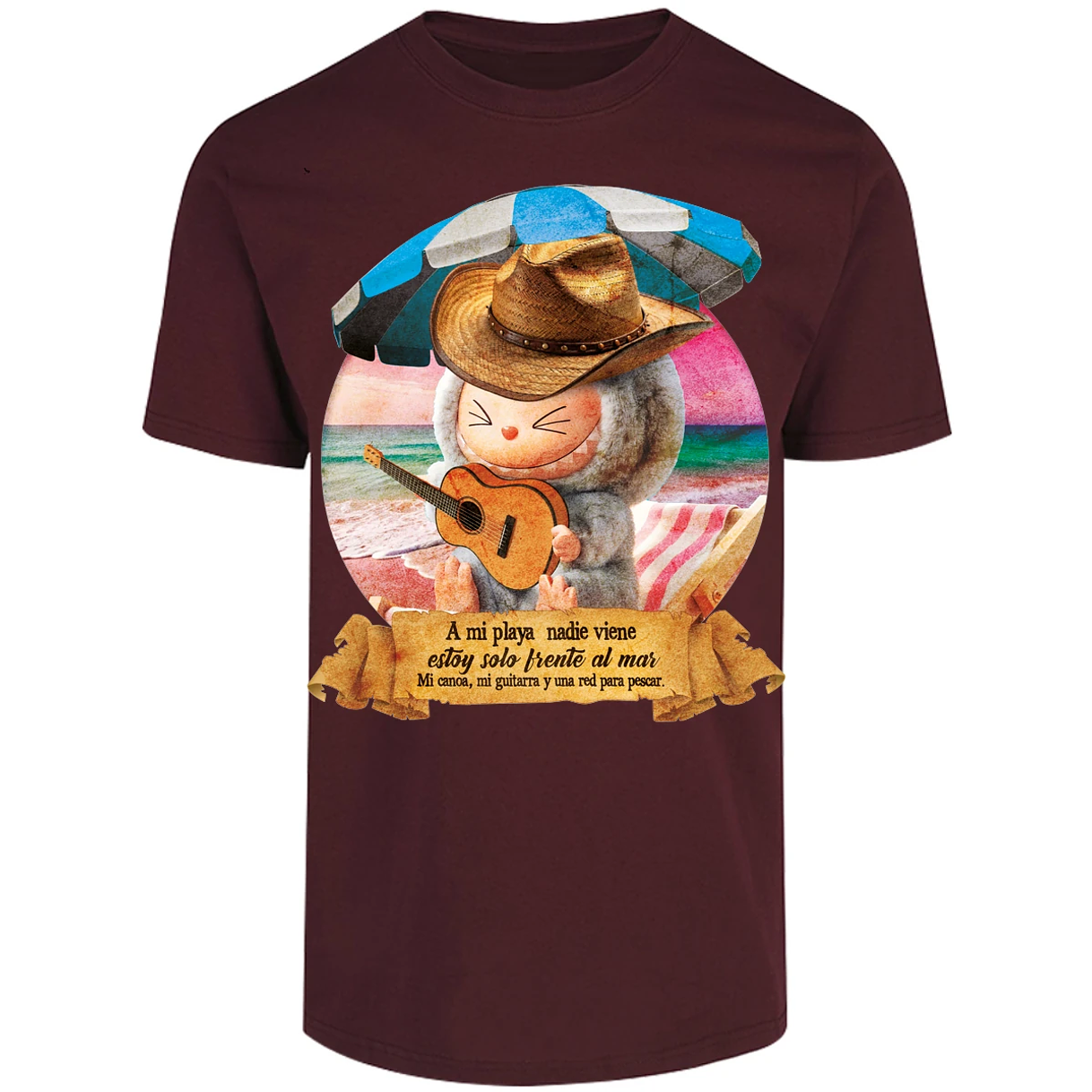 Playera Labubu Labubus Norteos Mi Playa para Adulto 25