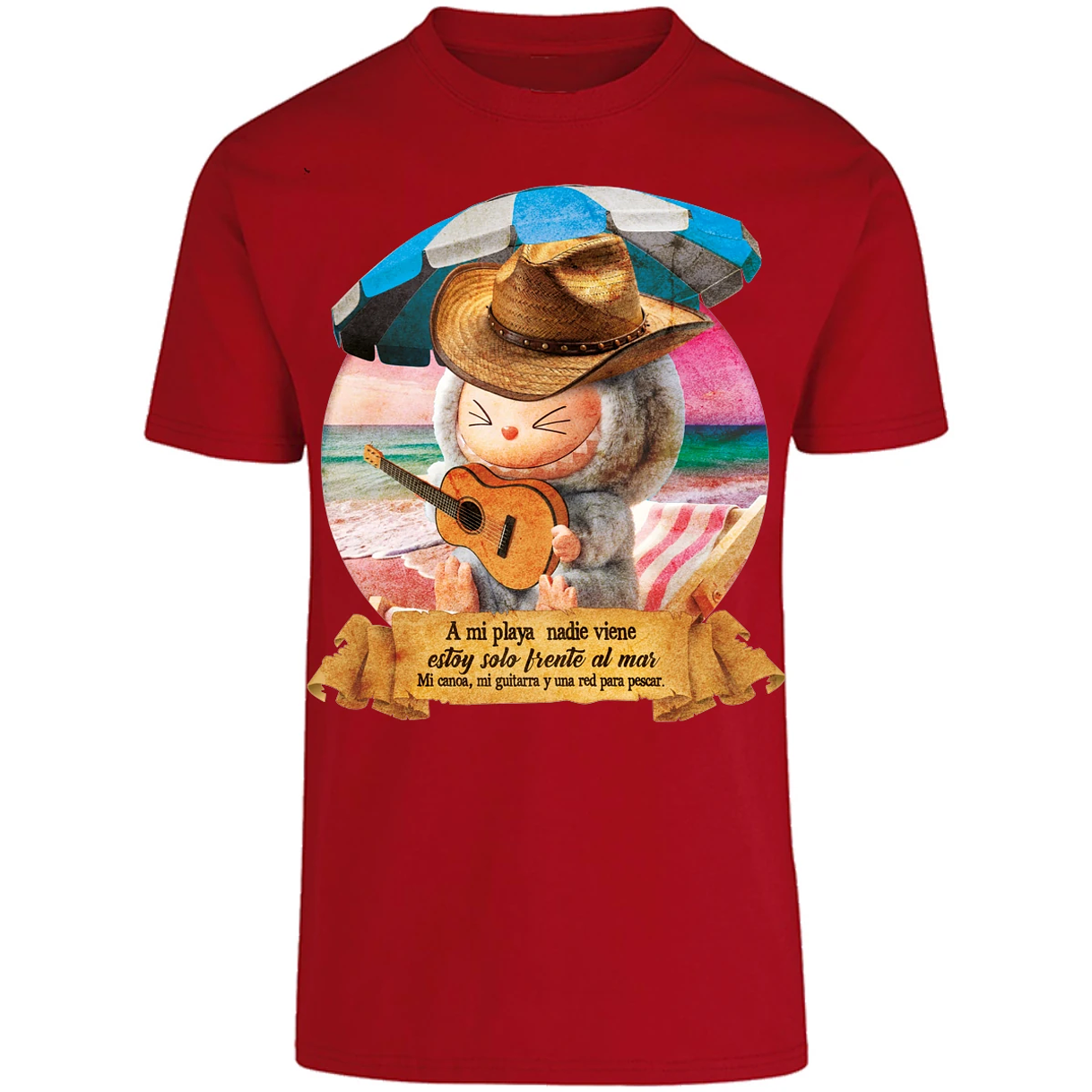 Playera Labubu Labubus Norteos Mi Playa para Adulto 26