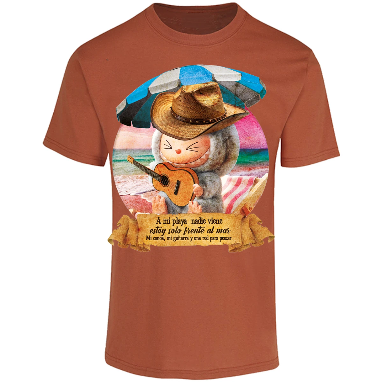 Playera Labubu Labubus Norteos Mi Playa para Adulto 30