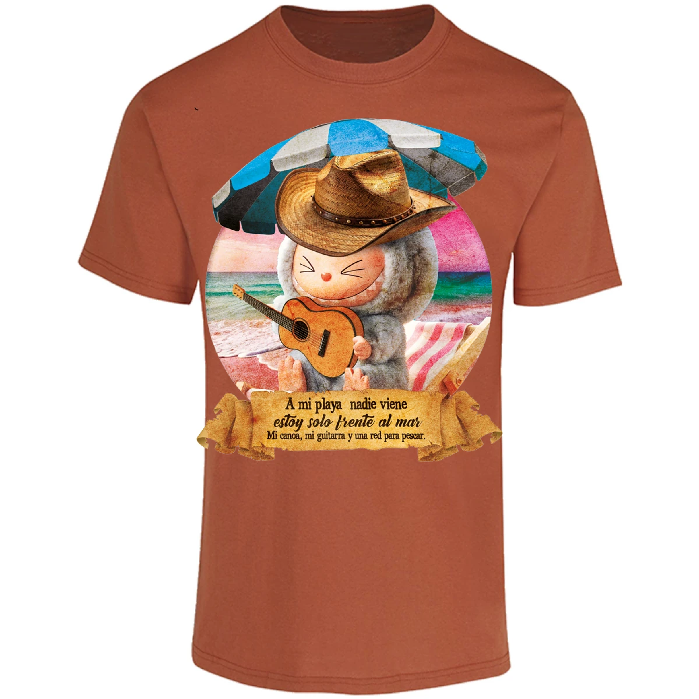 Playera Labubu Labubus Norteos Mi Playa para Adulto 30