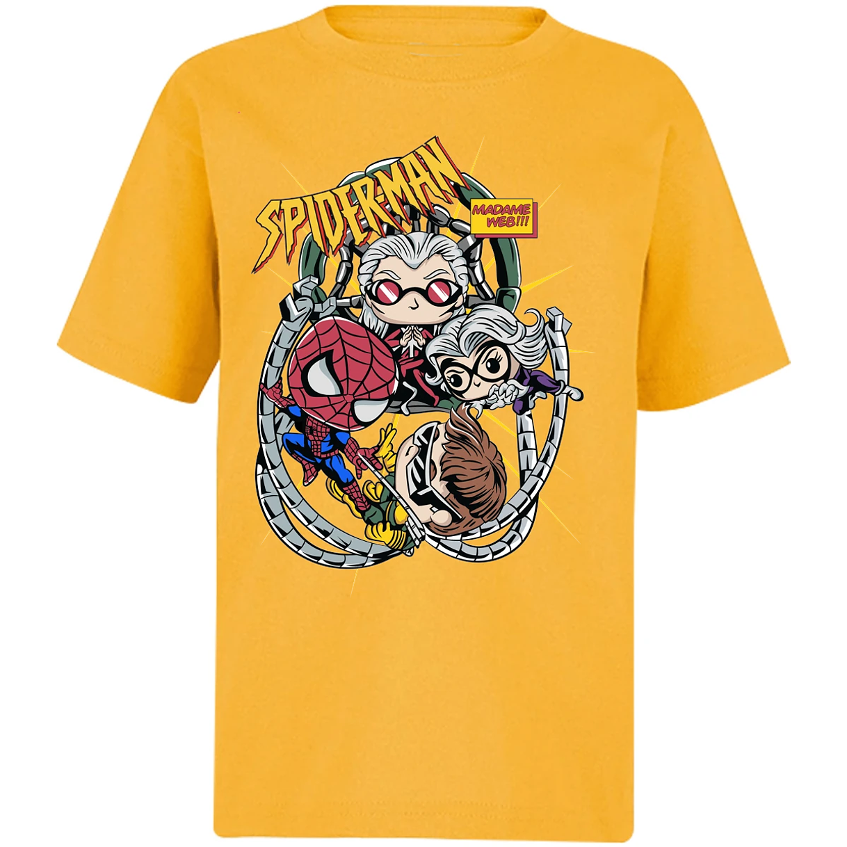 Playera Marvel Spiderman Madame Web para Niño 3