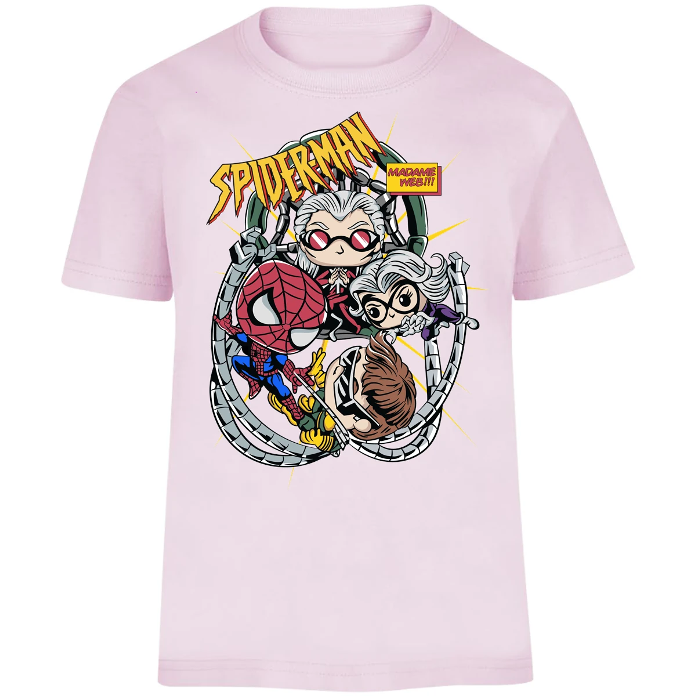 Playera Marvel Spiderman Madame Web para Niño 12