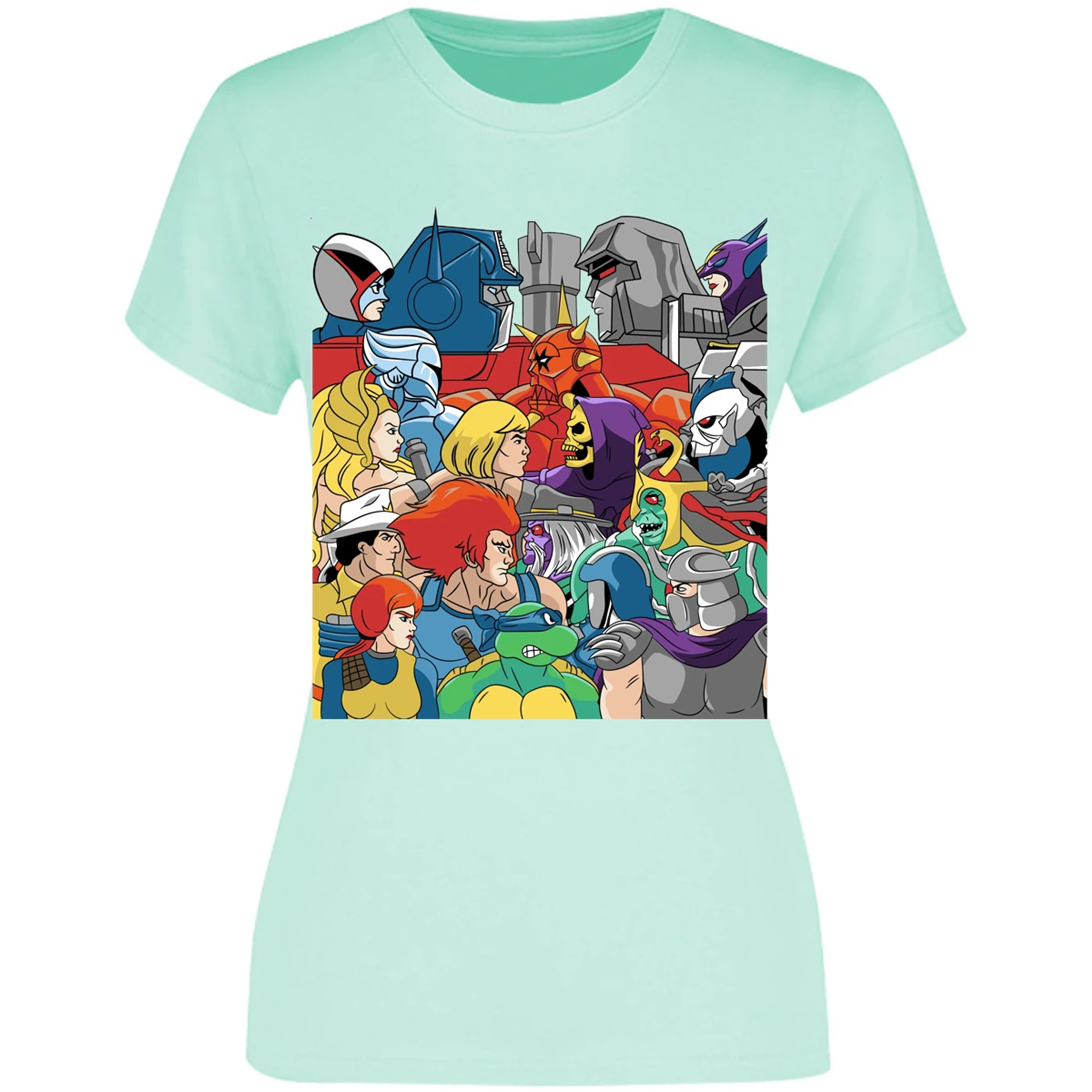 Blusa Masters Of The Universe Heroes Y Villanos Retro Blusa para Mujer 12