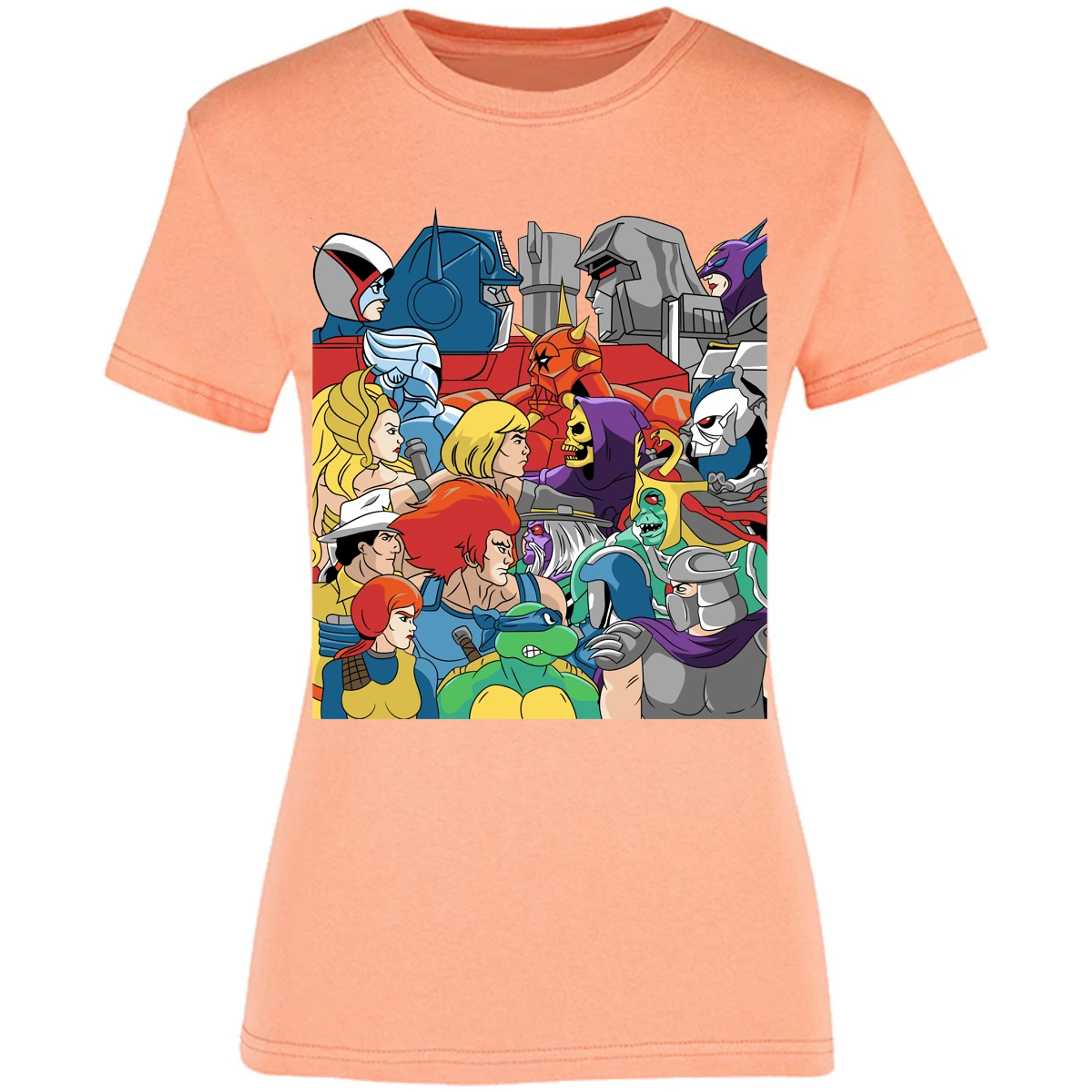 Blusa Masters Of The Universe Heroes Y Villanos Retro Blusa para Mujer 13