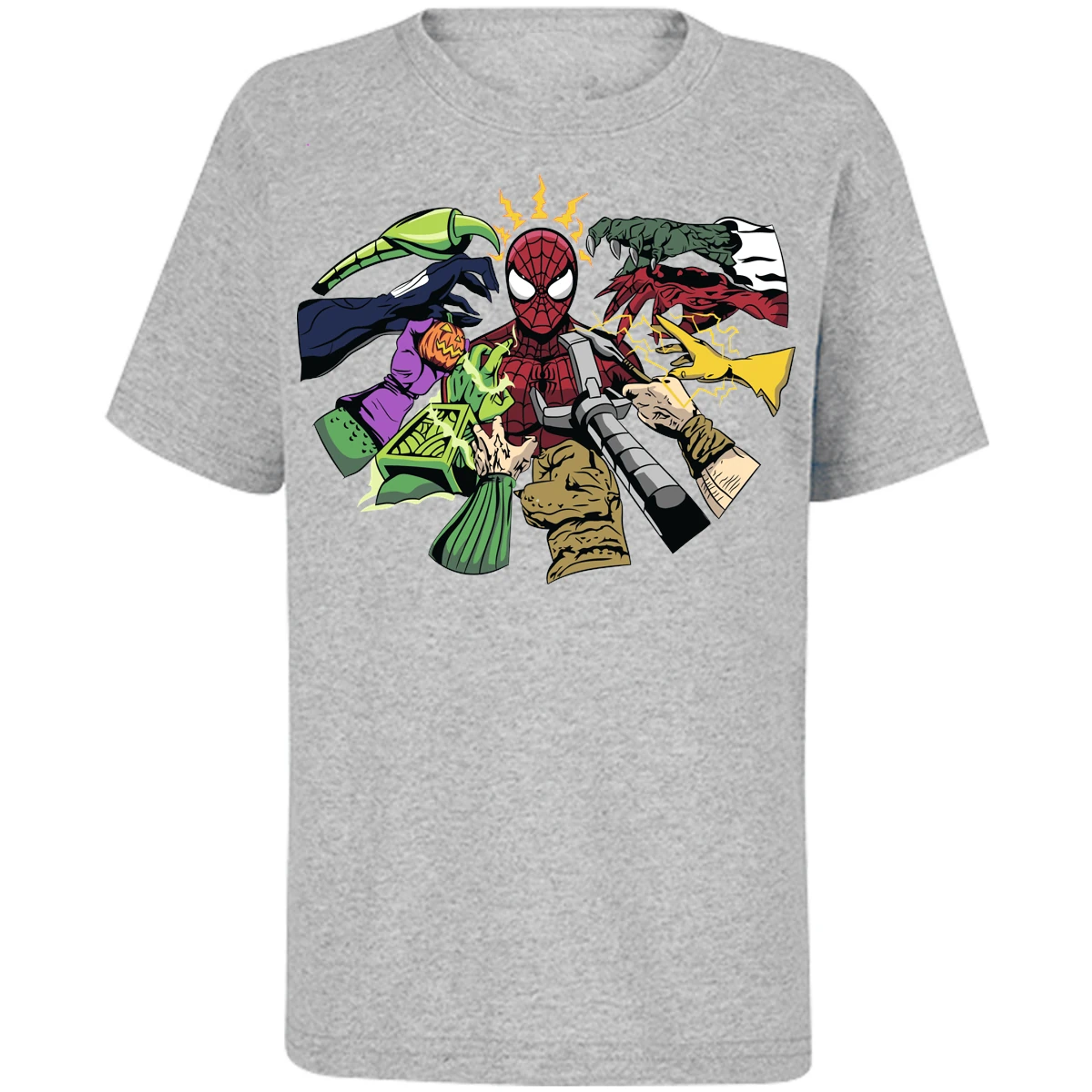 Playera Marvel Spiderman Manos Villanas para Niño 2
