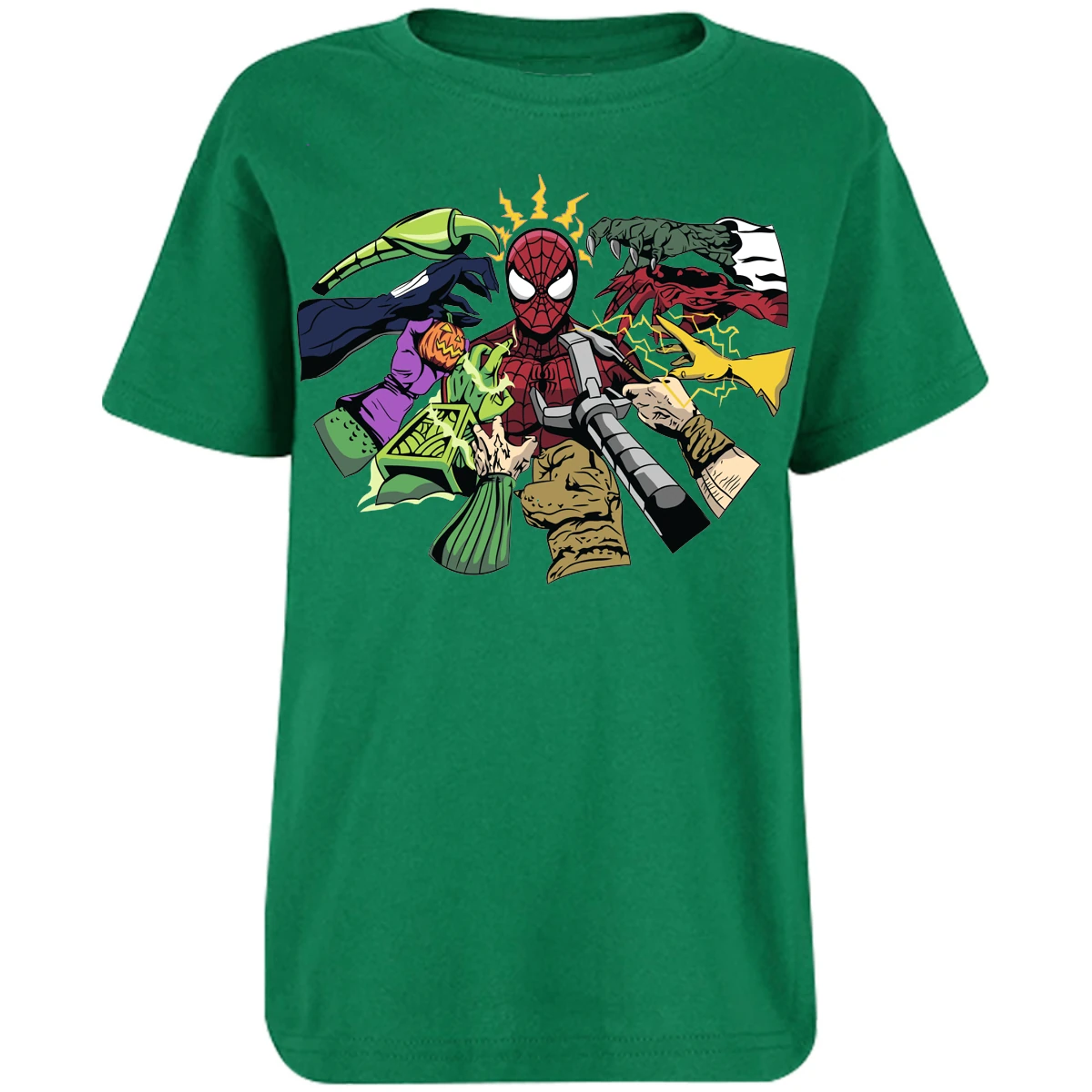 Playera Marvel Spiderman Manos Villanas para Niño 8