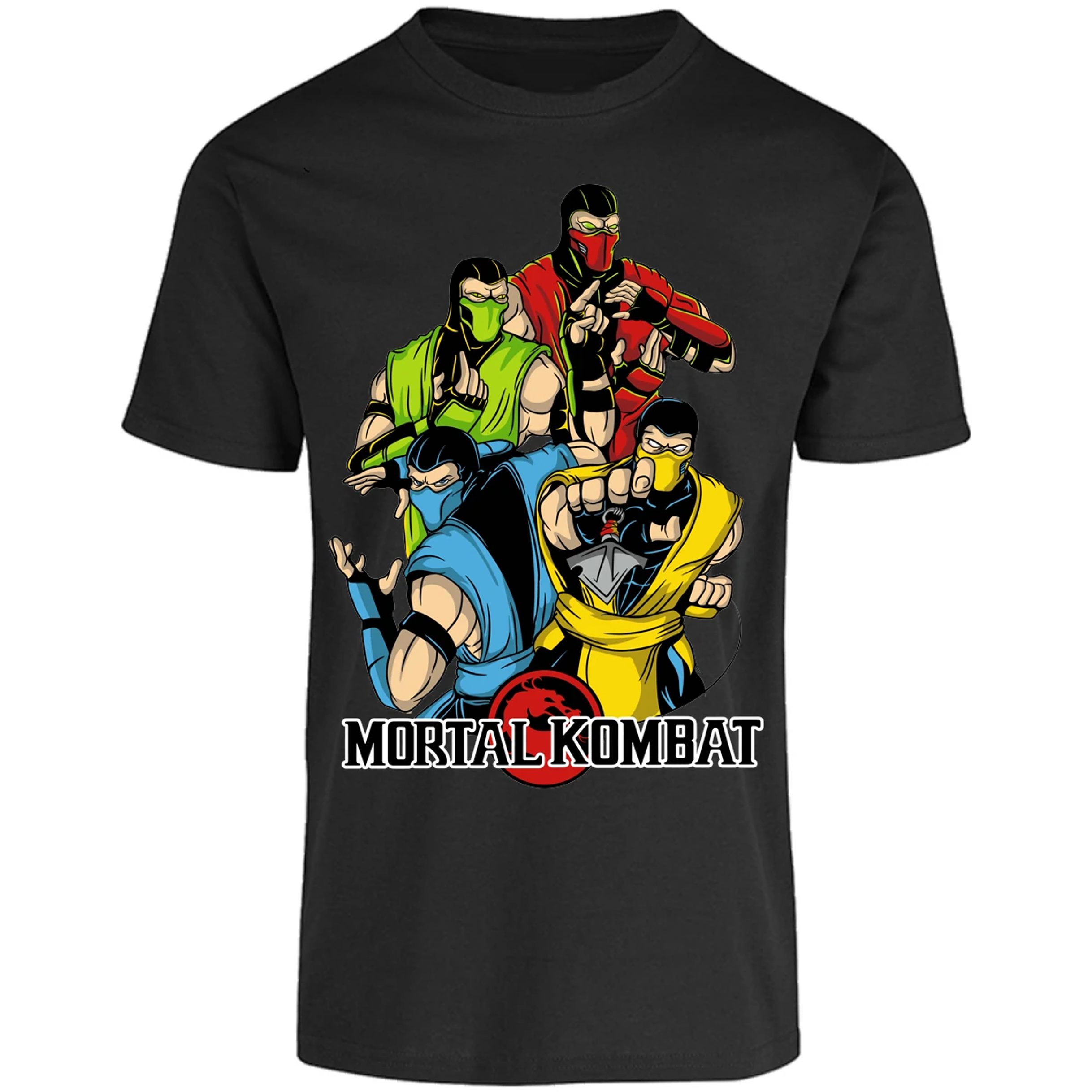 Playera Mortal Kombat Ninjas Mortal Kombat para Adulto 4