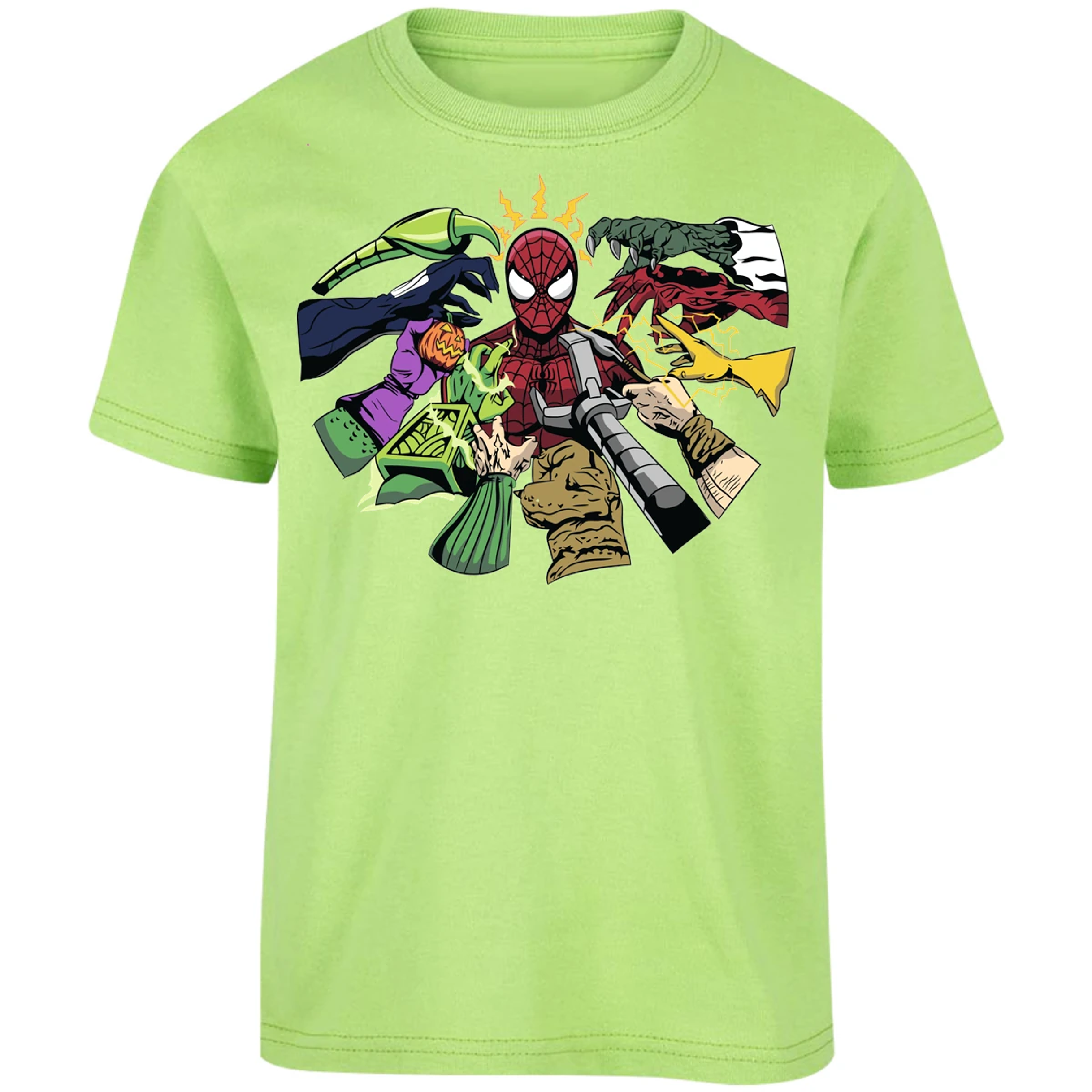 Playera Marvel Spiderman Manos Villanas para Niño 13