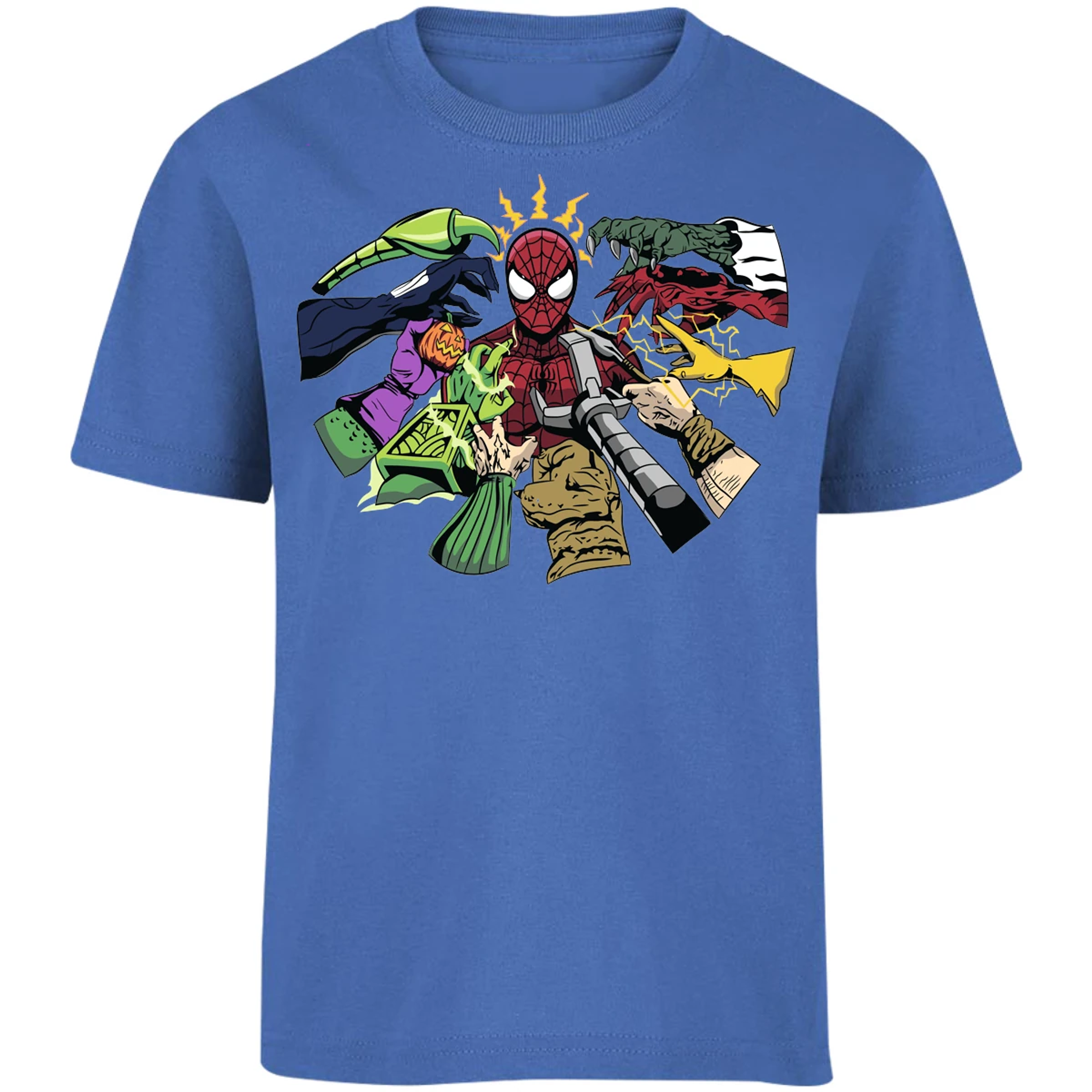 Playera Marvel Spiderman Manos Villanas para Niño 15