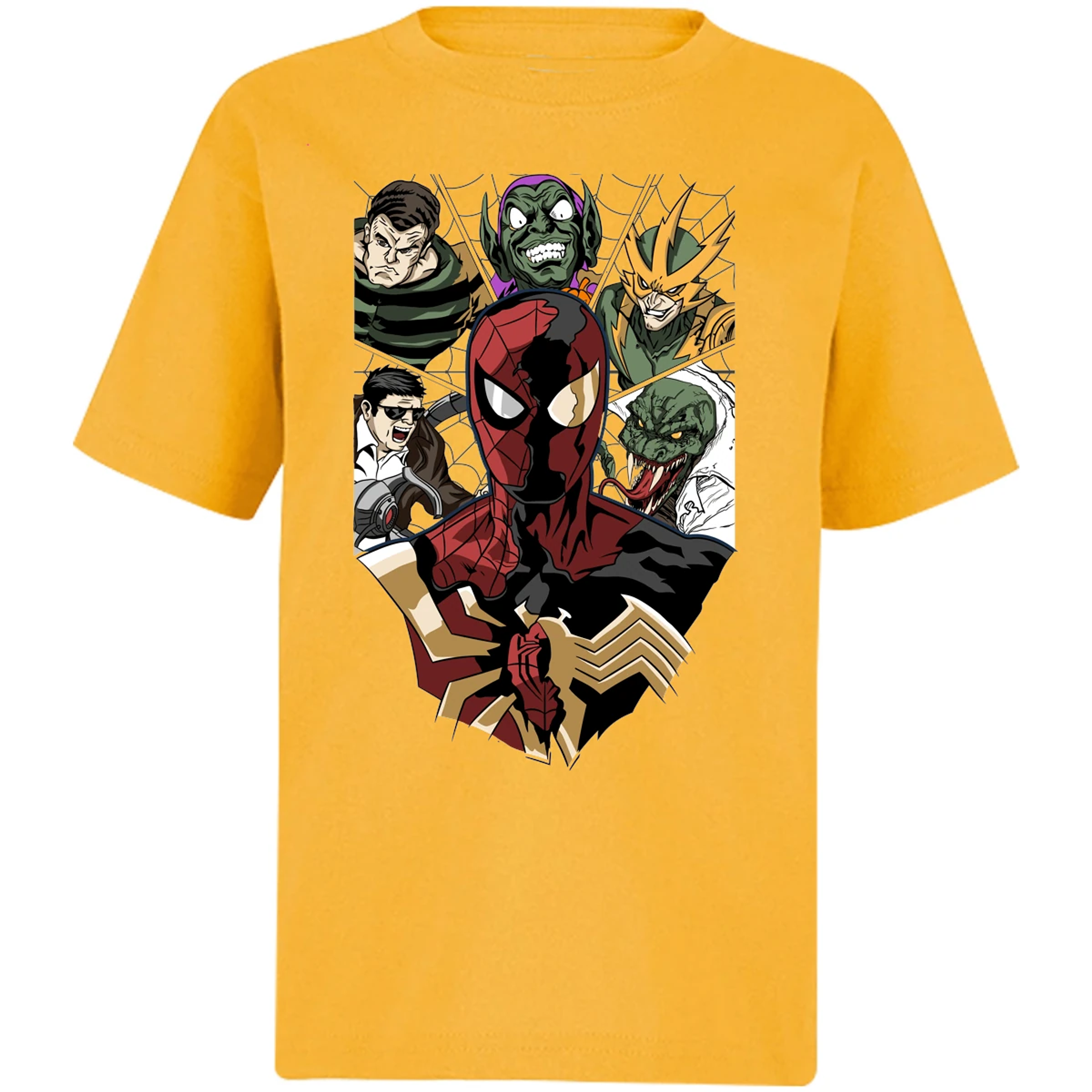 Playera Marvel Spiderman Vs Villanos para Niño 5