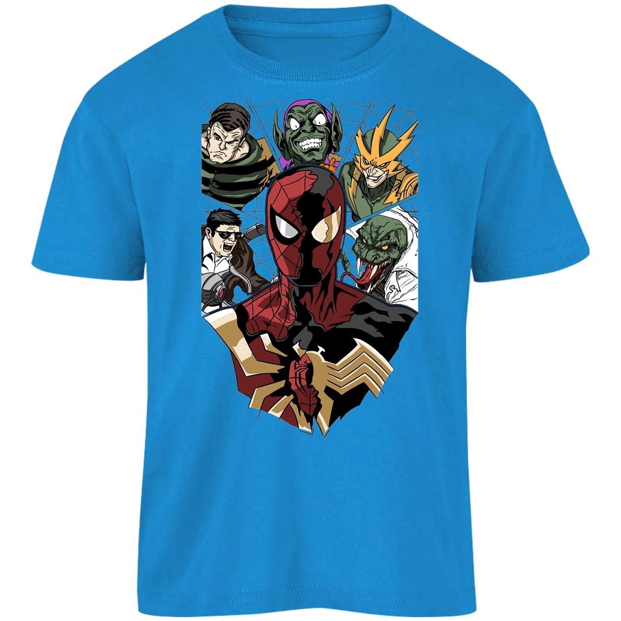 Playera Marvel Spiderman Vs Villanos para Niño 6
