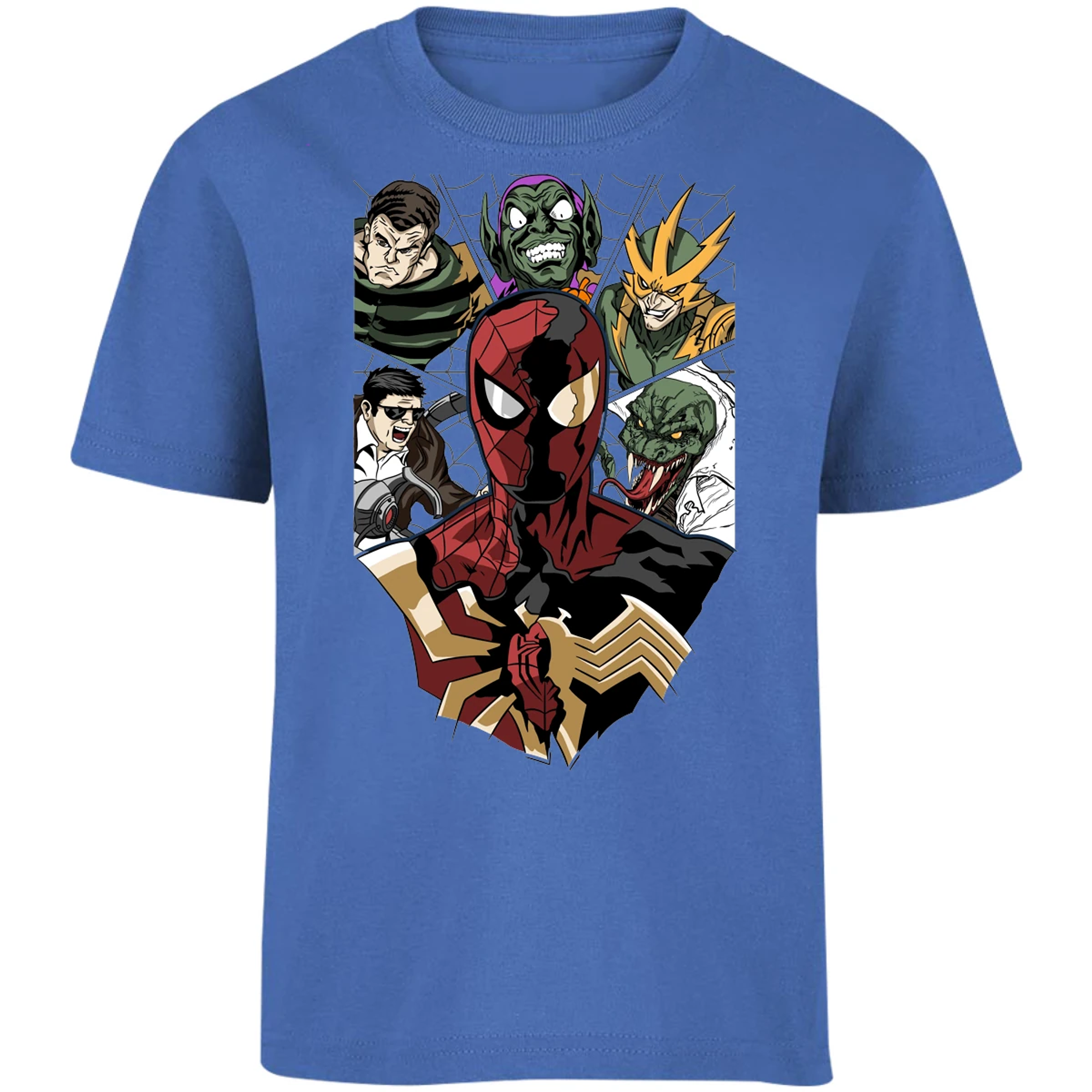 Playera Marvel Spiderman Vs Villanos para Niño 9