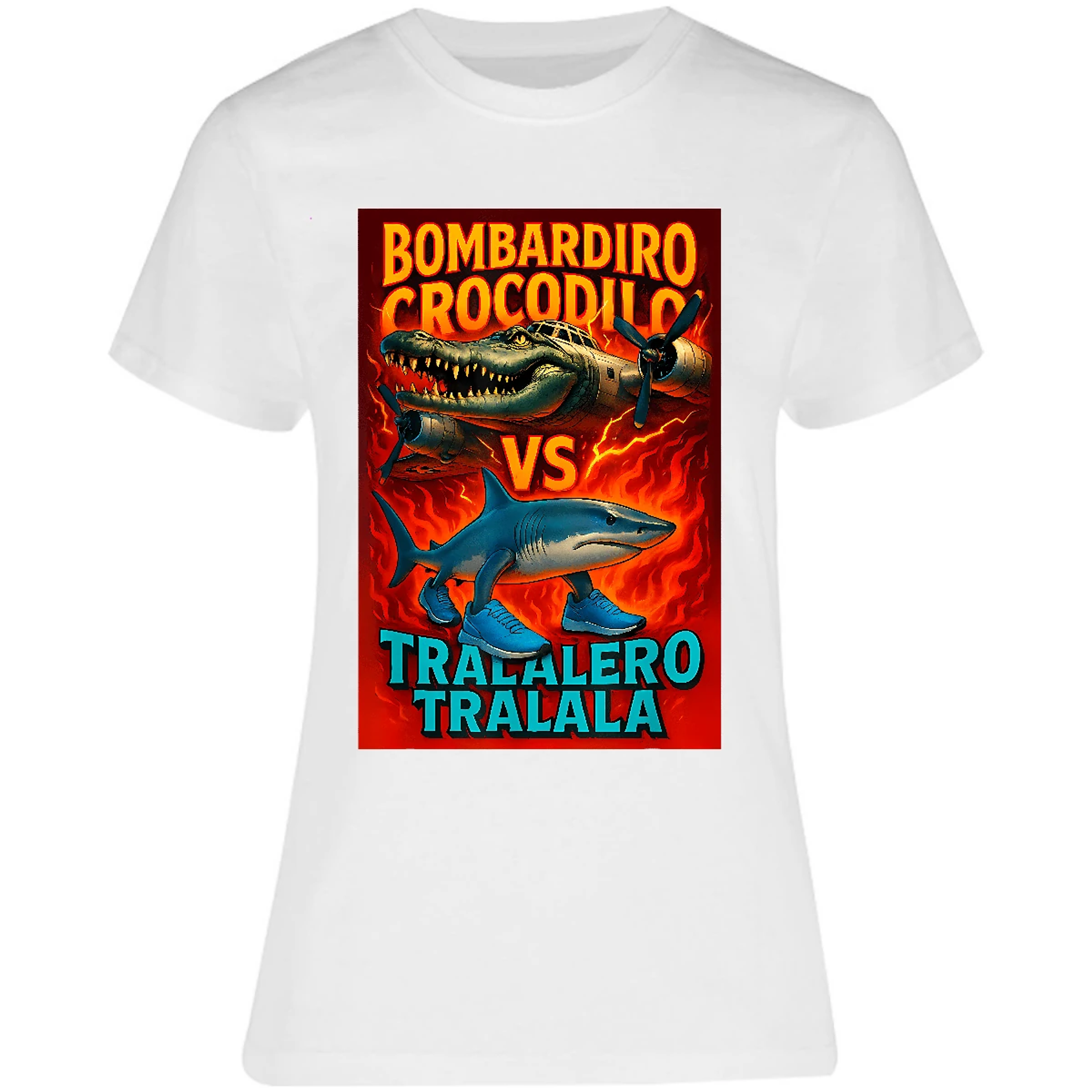 Blusa Memes Bombardiro Crocodilo Blusa para Mujer 5