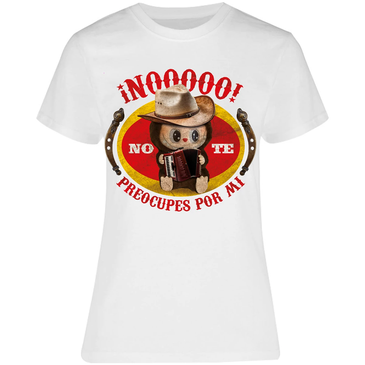 Blusa Labubu Labubus No Te Preocupes Blusa para Mujer 3