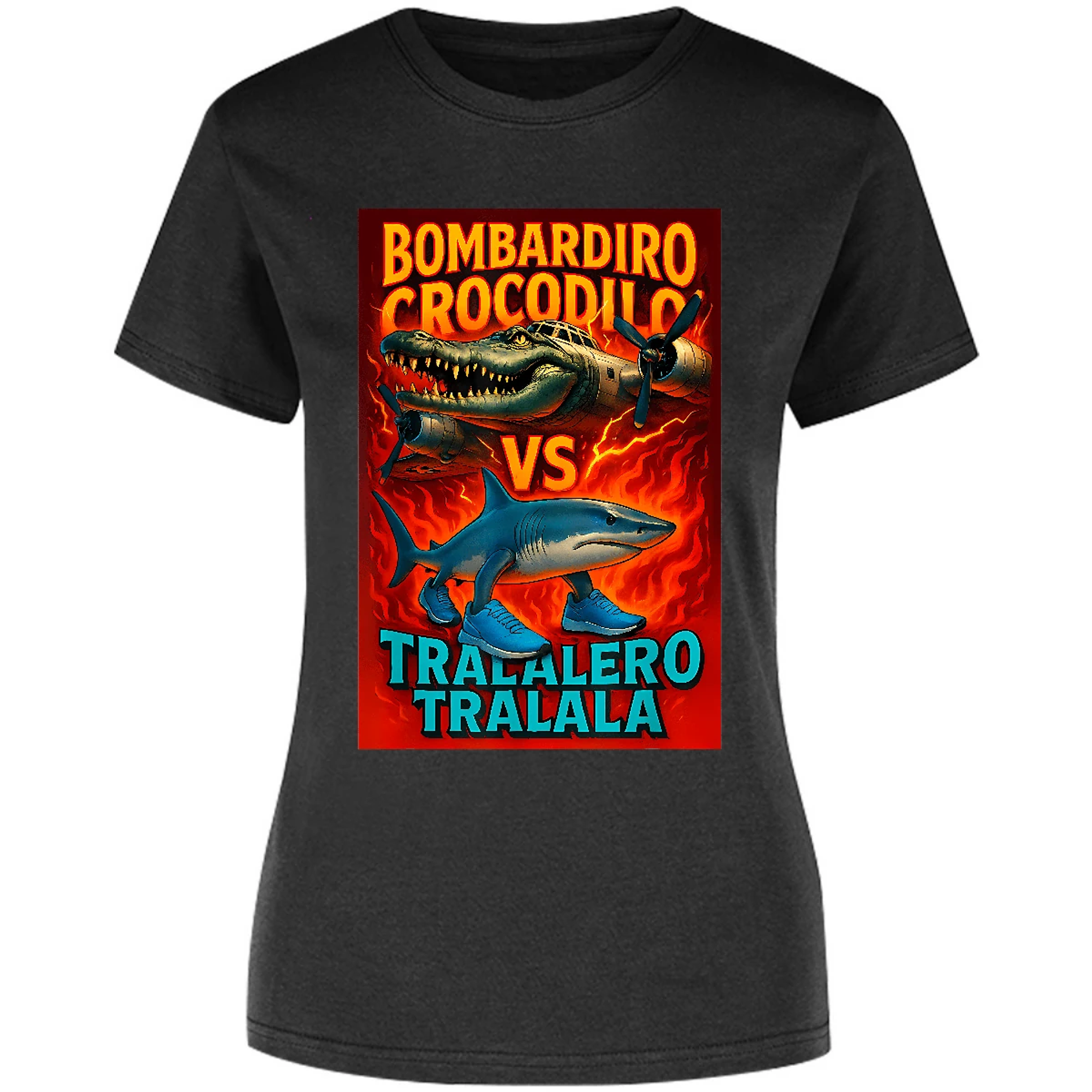Blusa Memes Bombardiro Crocodilo Blusa para Mujer 3