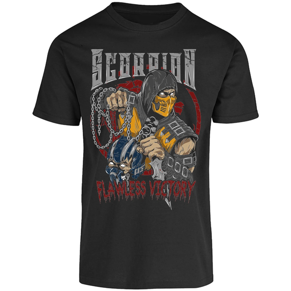 Playera Mortal Kombat Scorpion Mortal Kombat para Adulto 10