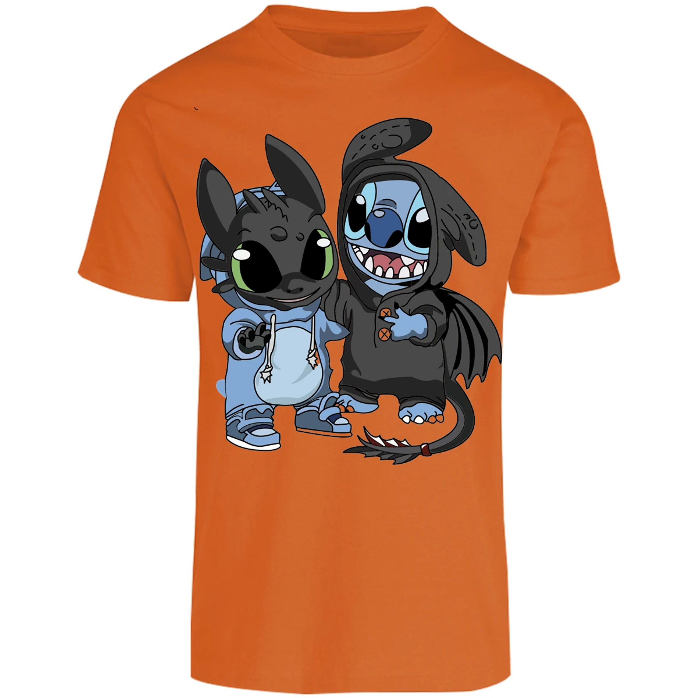 Playera Lilo Y Stitch Stitch Con Chimuelo para Adulto 3