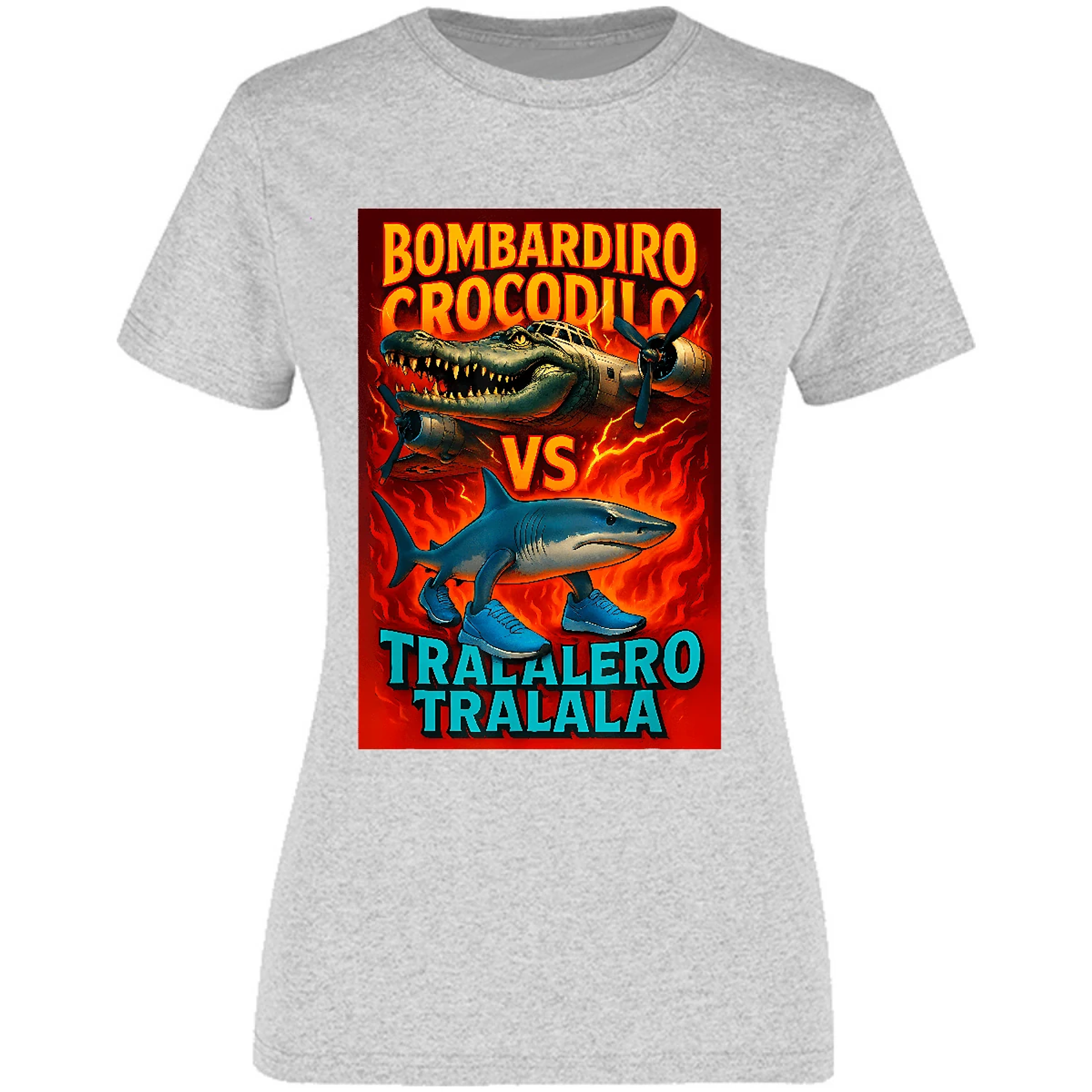 Blusa Memes Bombardiro Crocodilo Blusa para Mujer 17