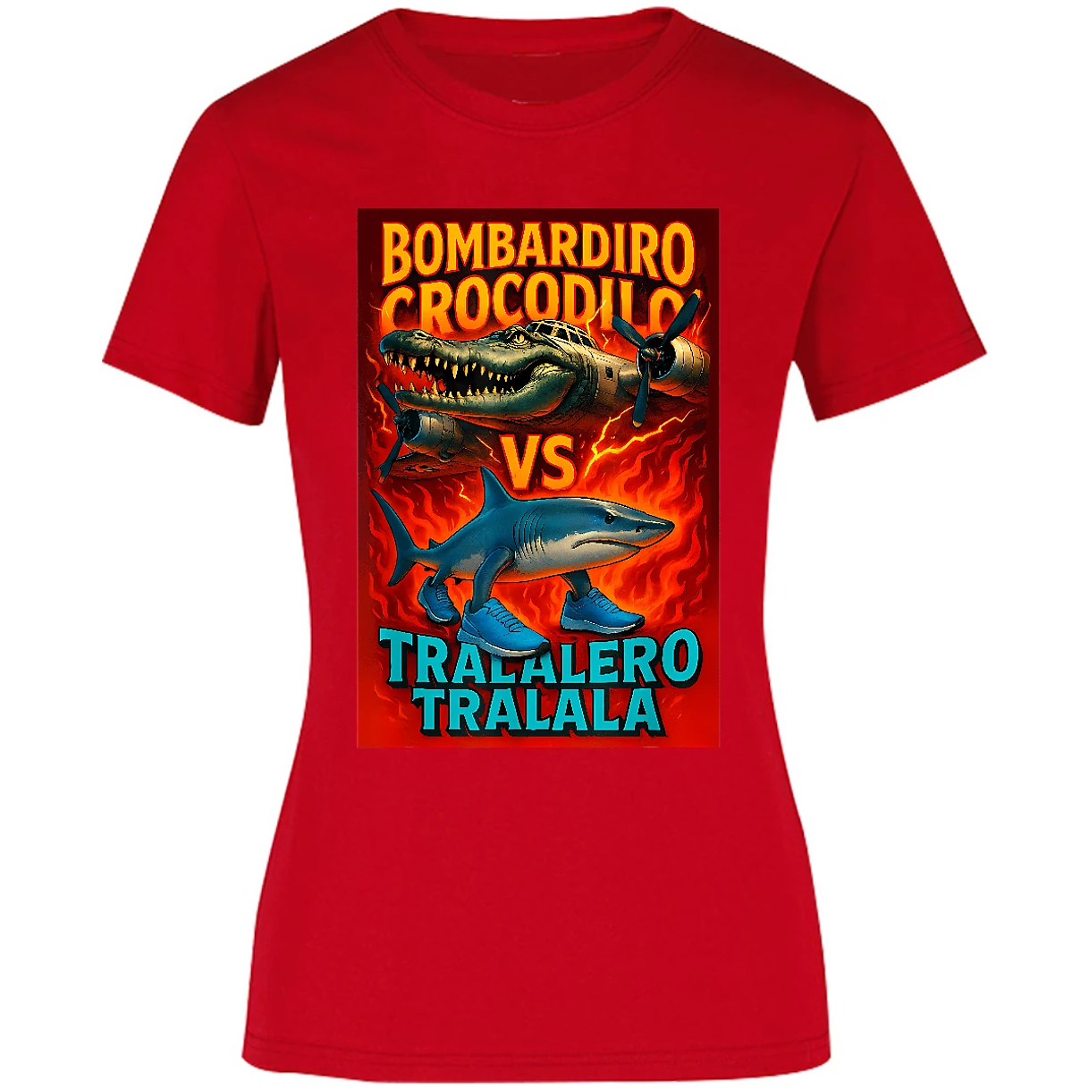 Blusa Memes Bombardiro Crocodilo Blusa para Mujer 18