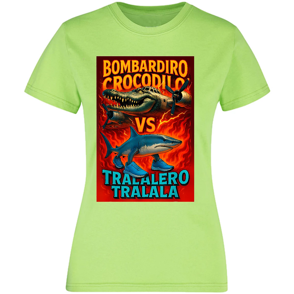 Blusa Memes Bombardiro Crocodilo Blusa para Mujer 10