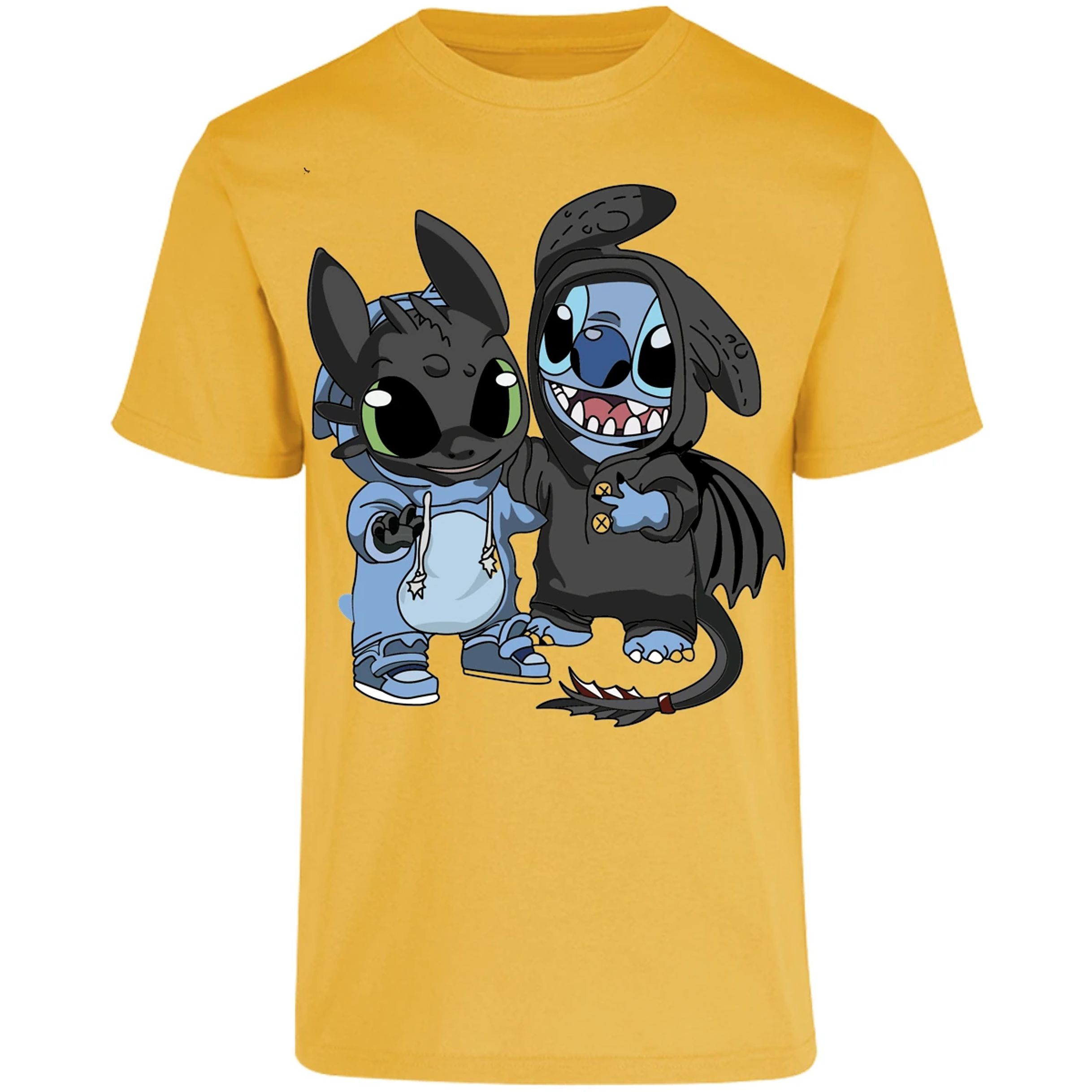 Playera Lilo Y Stitch Stitch Con Chimuelo para Adulto 23