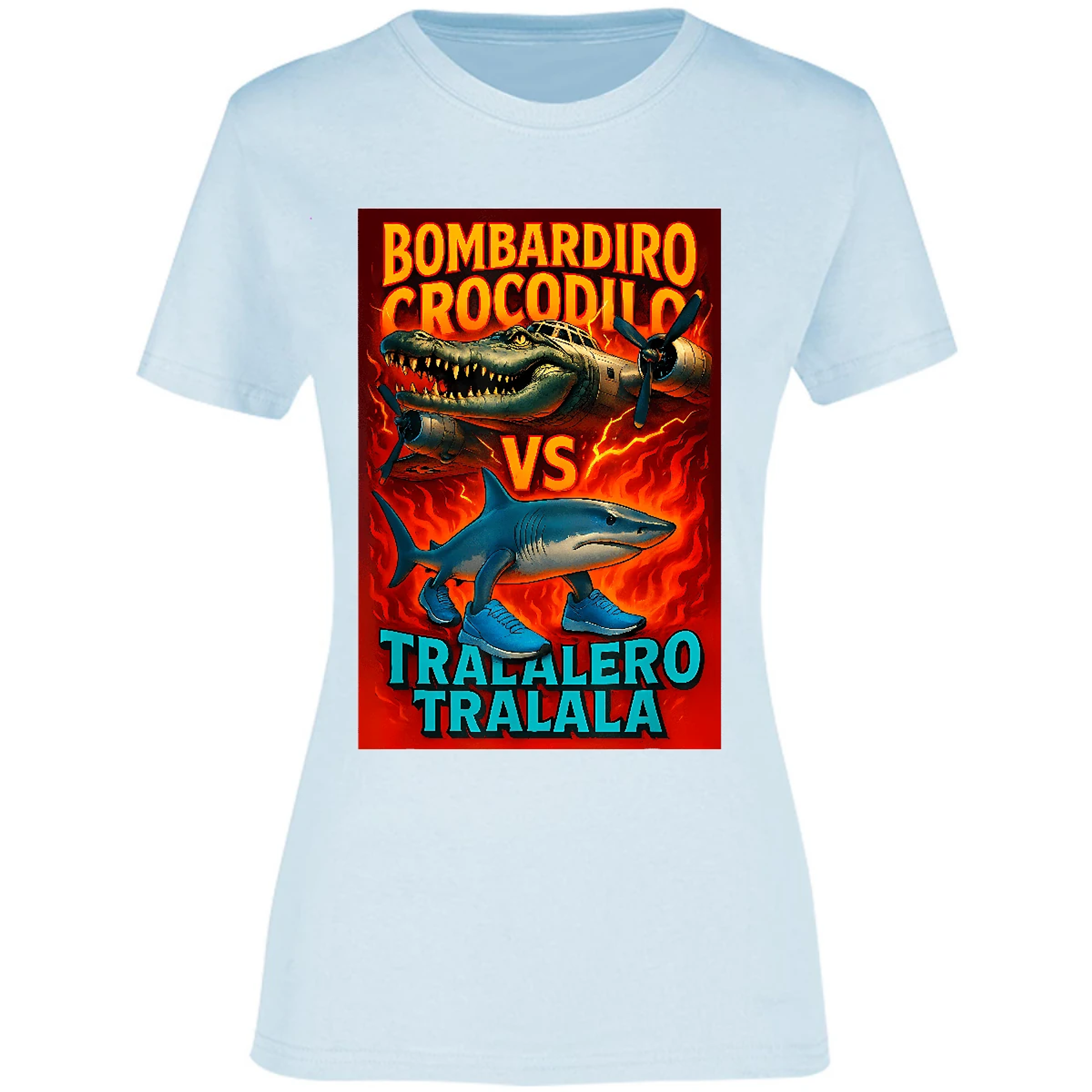 Blusa Memes Bombardiro Crocodilo Blusa para Mujer 1