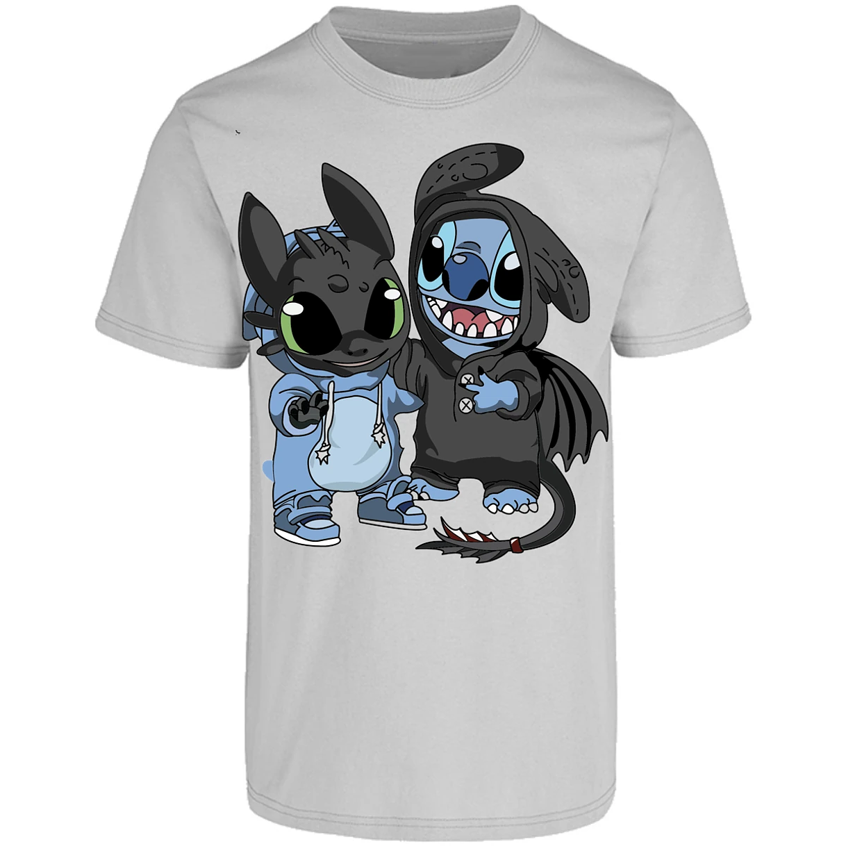 Playera Lilo Y Stitch Stitch Con Chimuelo para Adulto 25