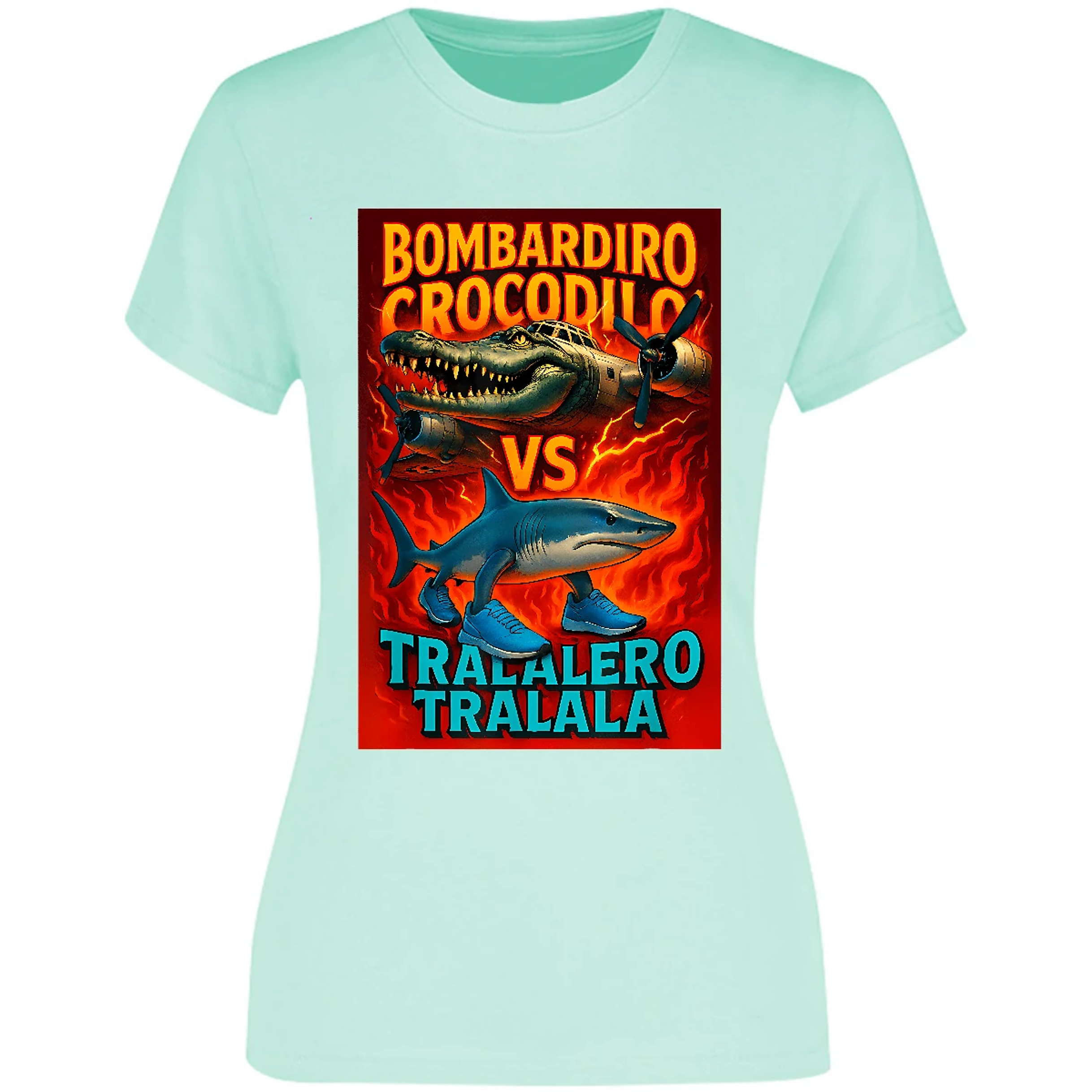 Blusa Memes Bombardiro Crocodilo Blusa para Mujer 4