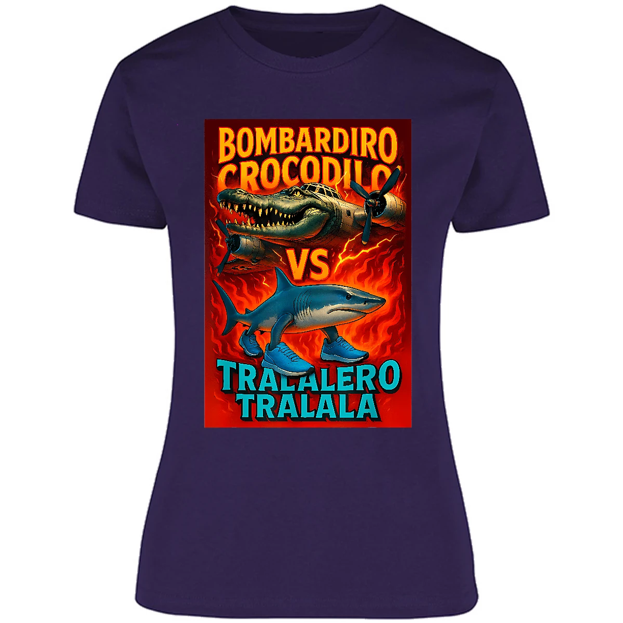 Blusa Memes Bombardiro Crocodilo Blusa para Mujer 6