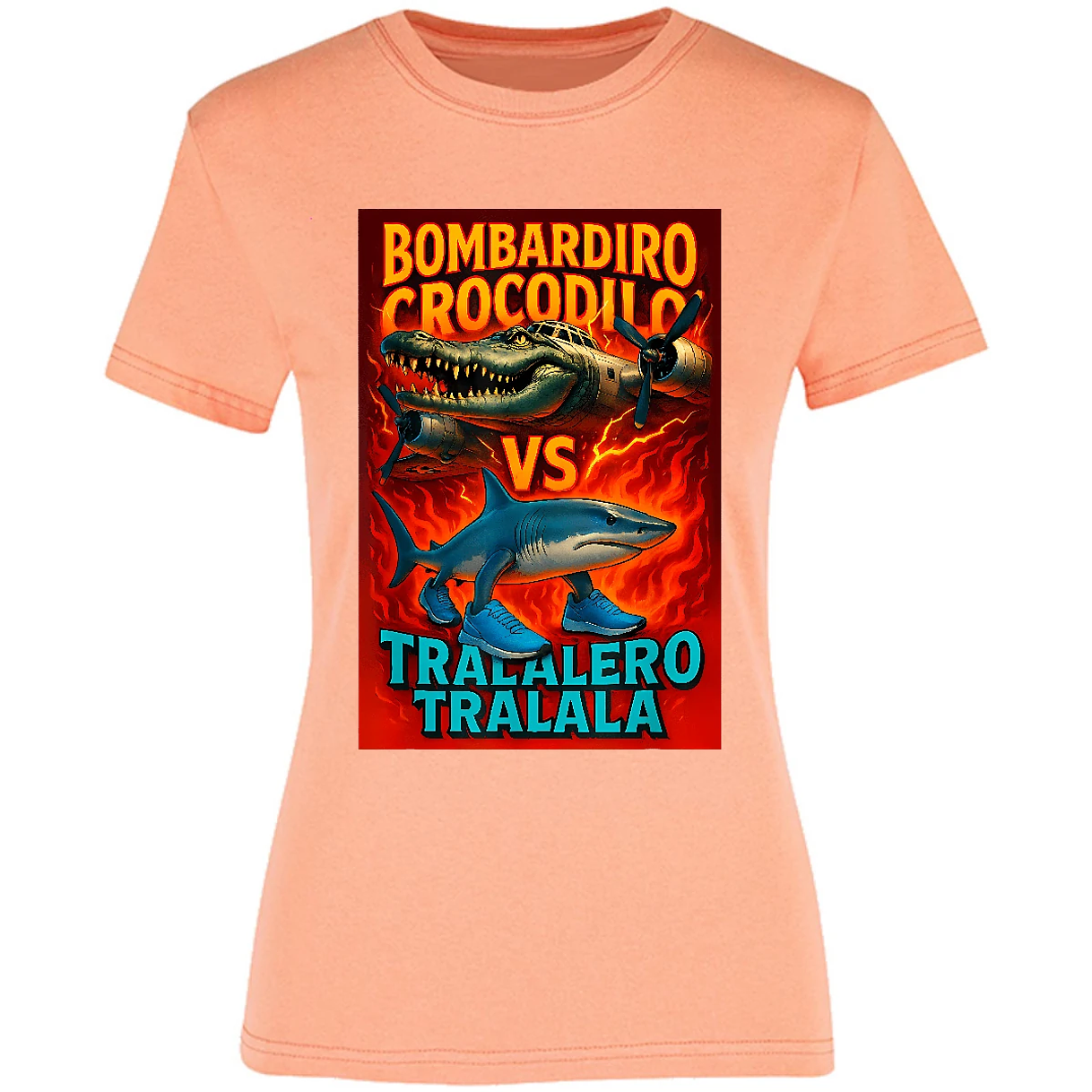 Blusa Memes Bombardiro Crocodilo Blusa para Mujer 7