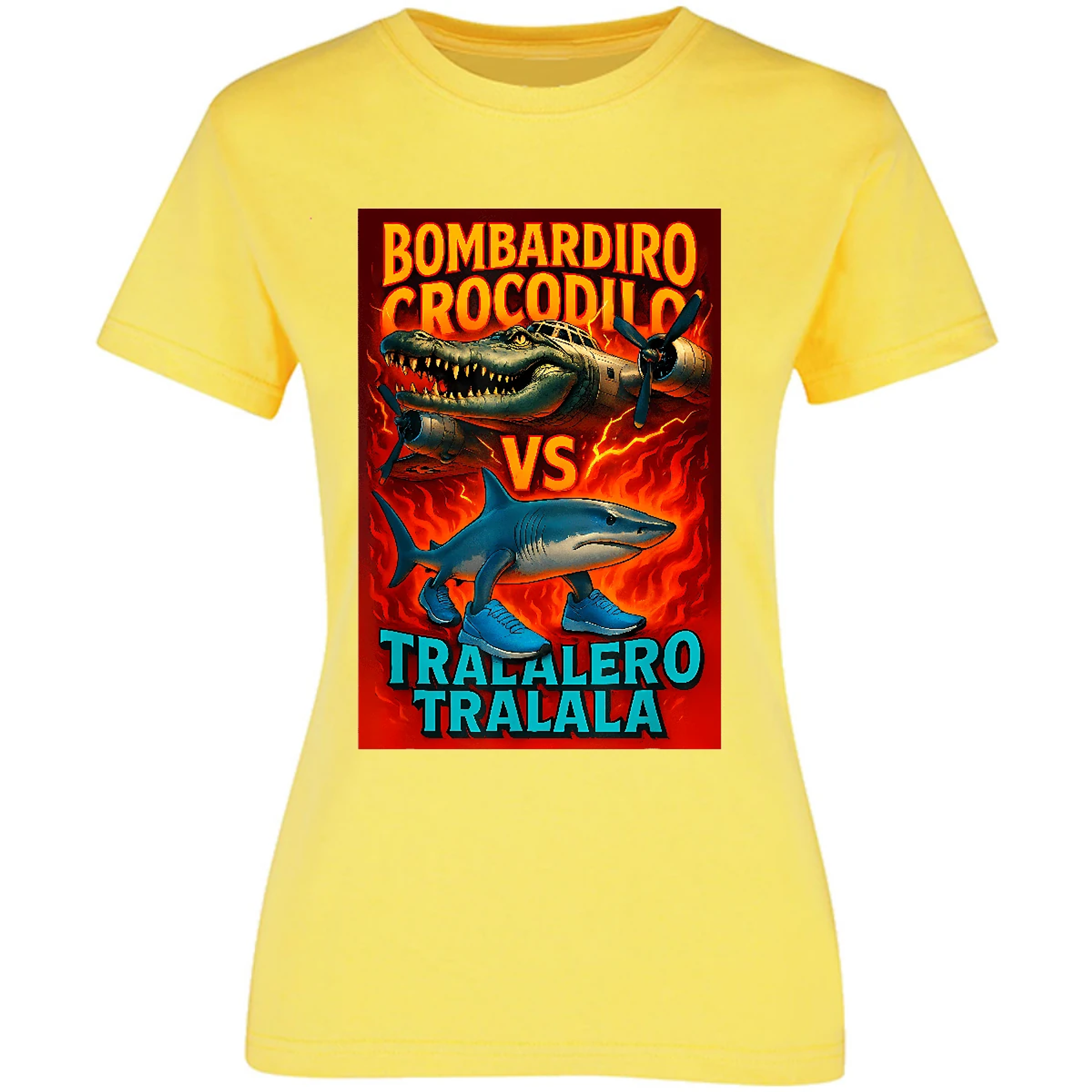 Blusa Memes Bombardiro Crocodilo Blusa para Mujer 8